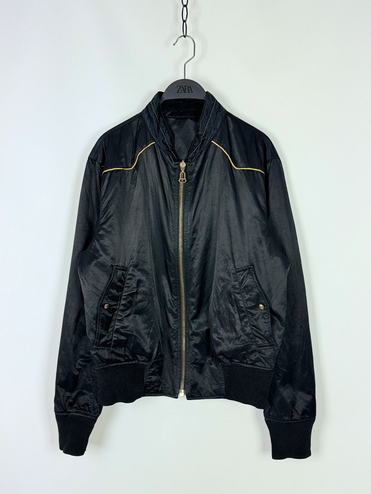 Hugo Boss Hugo Boss Fabulous Reversible Black Bomber Jacket Size US M / EU 48-50 / 2 - 16 Thumbnail