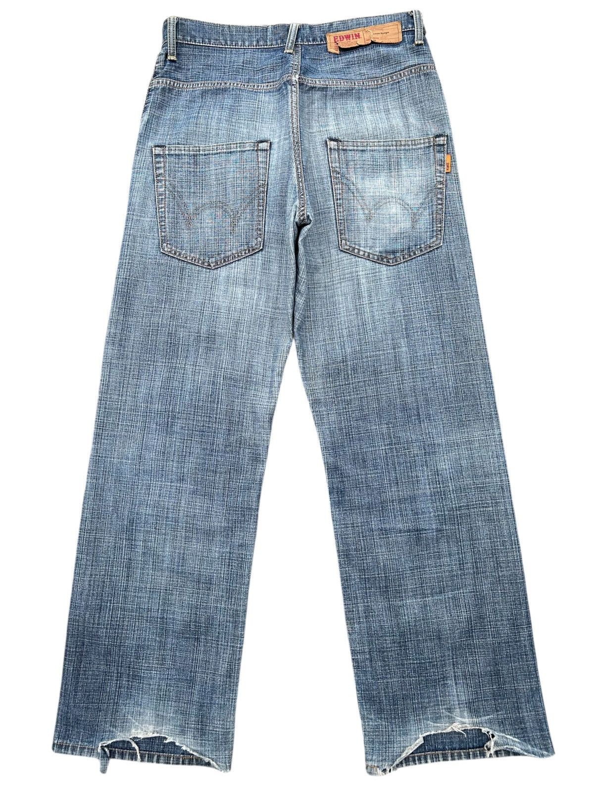 Kapital Vintage Edwin Selvedge Distressed Japanese Brand Denim jeans Size US 31 - 2 Thumbnail