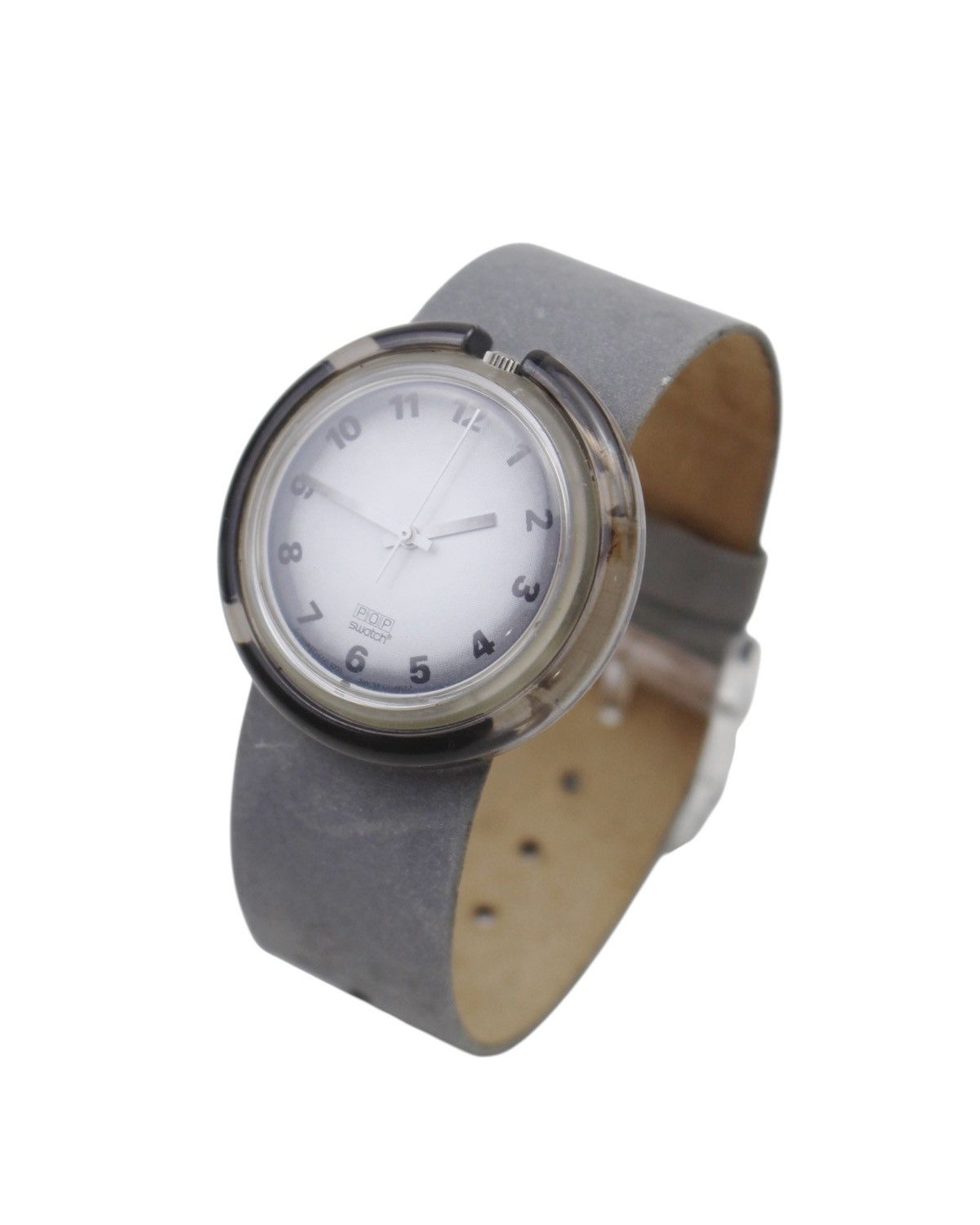 Vintage 1995 SWATCH POP SWISS QUARTZ GREY REFLECTIVE STRAP WATCH Size ONE SIZE - 3 Thumbnail