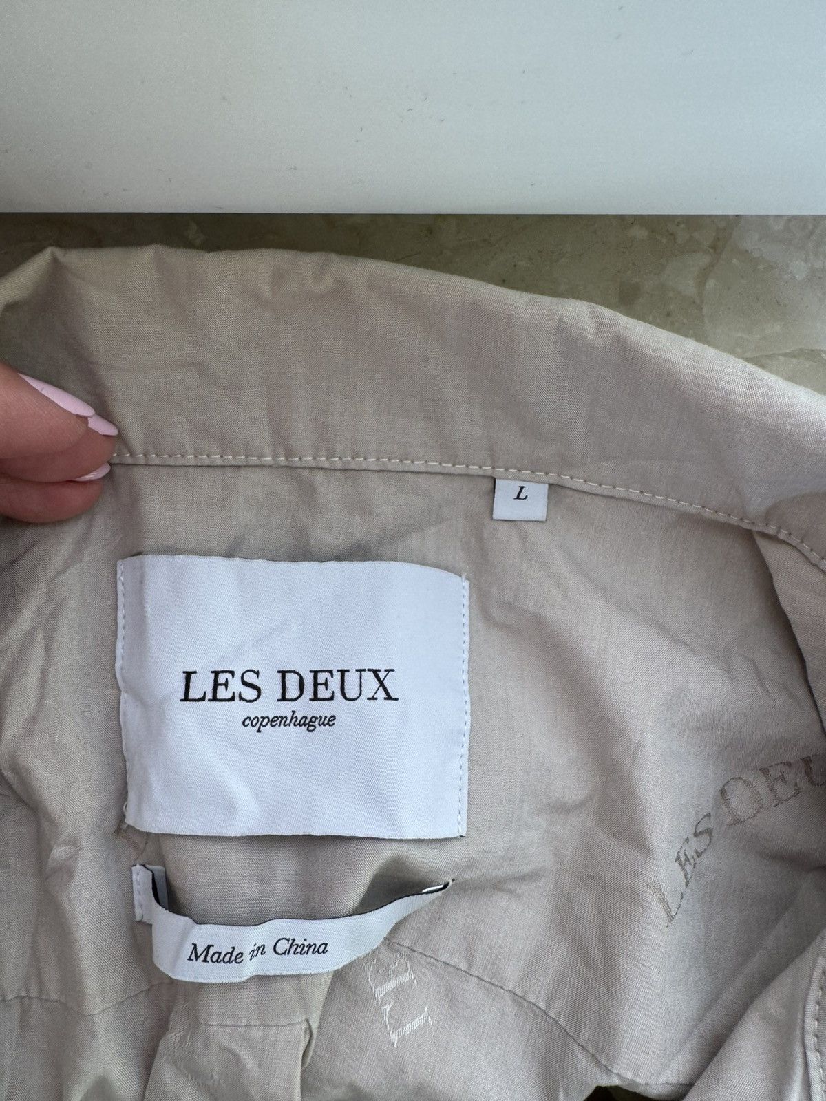 Les Deux Les Deux shirt L beige Size US L / EU 52-54 / 3 - 8 Thumbnail