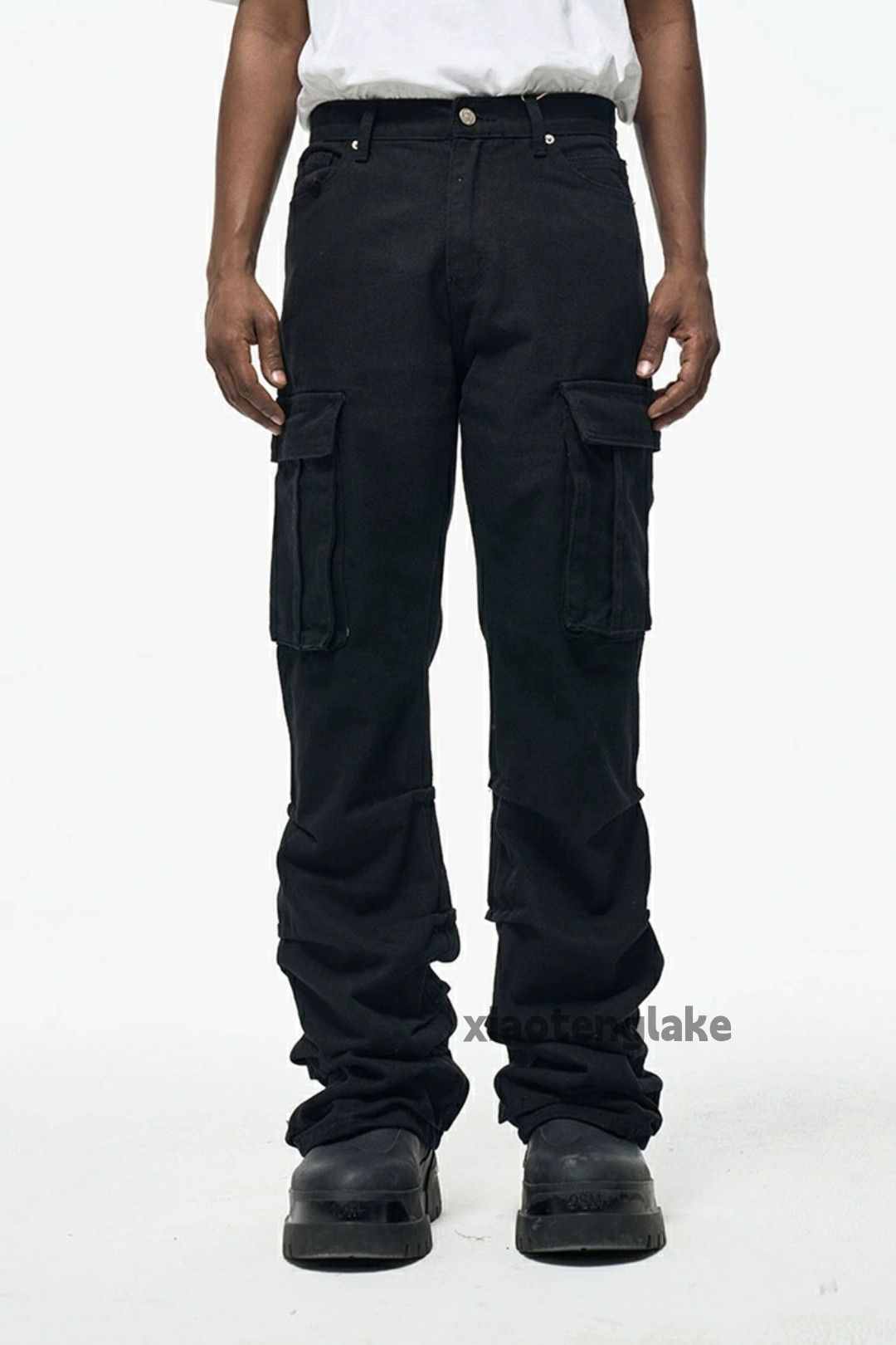 Designer × Japanese Brand × Vintage utility military tactical punk grunge bootcut cargo pants Size US 34 / EU 50 - 4 Thumbnail