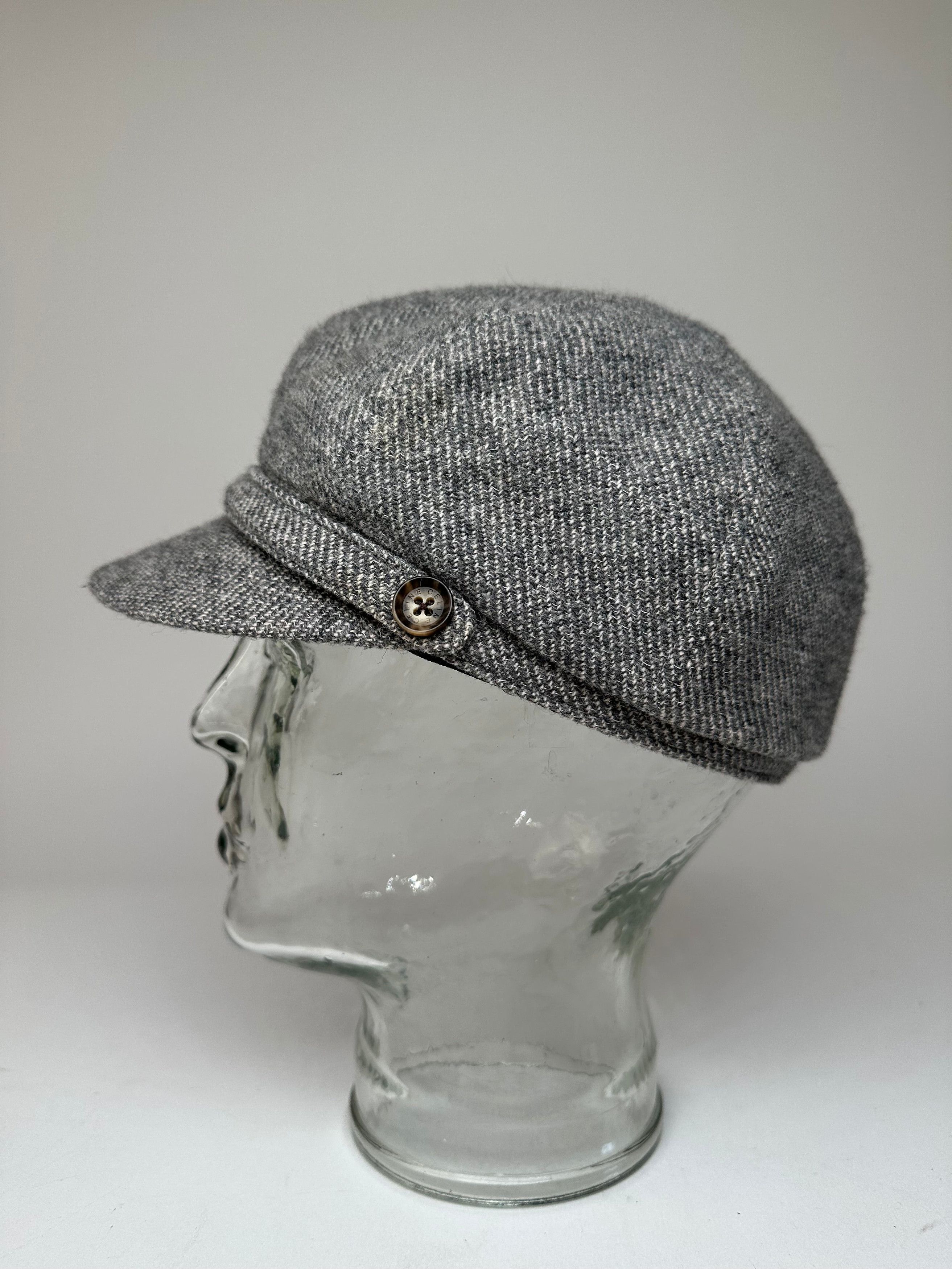 Celine Vintage Wool Hat Grey Black Size ONE SIZE - 1 Thumbnail