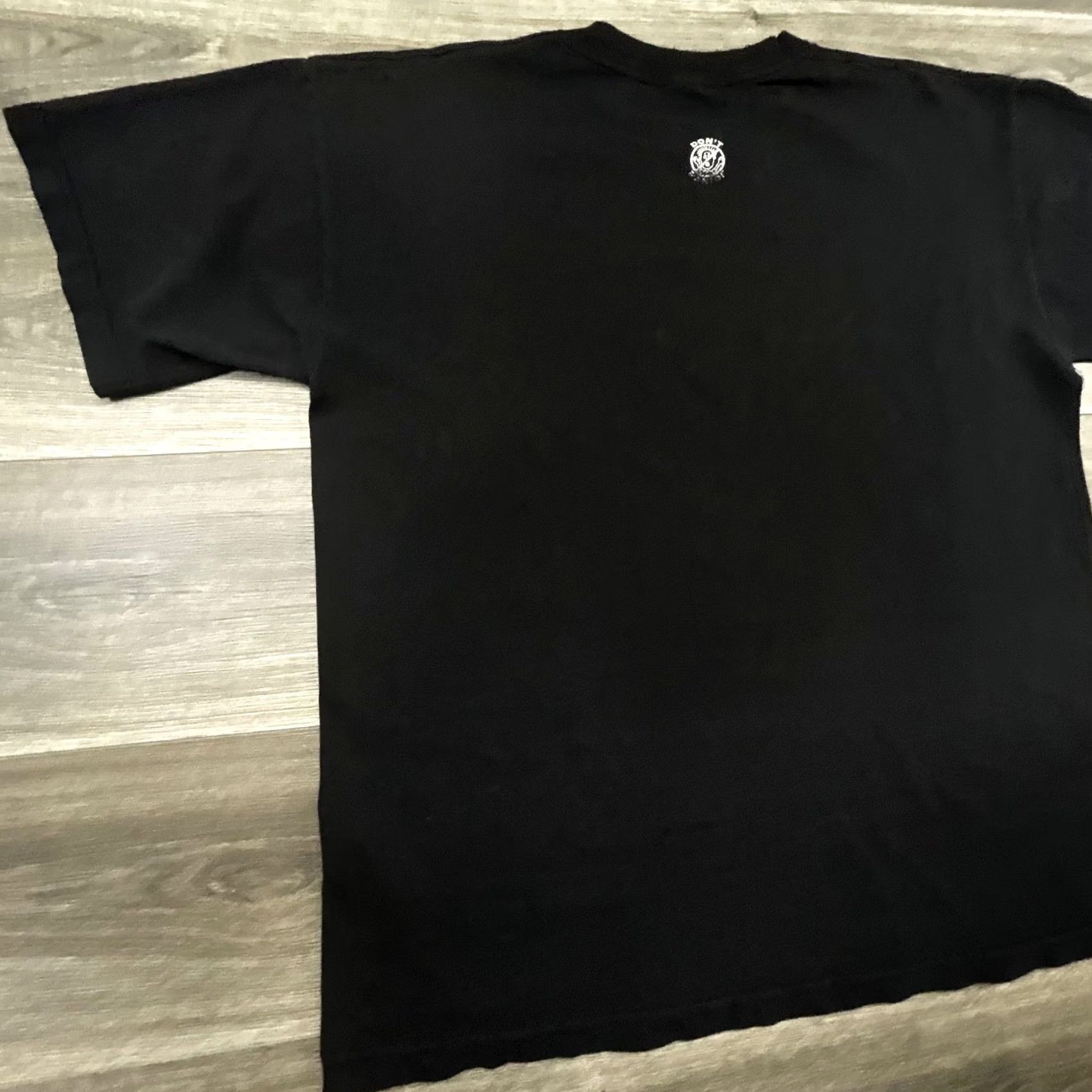 Vintage VINTAGE Don't Panic Shirt Mens XL Black I used to be schizophrenic but we're okay now 1999 Graphic Print Size US XL / EU 56 / 4 - 5 Thumbnail