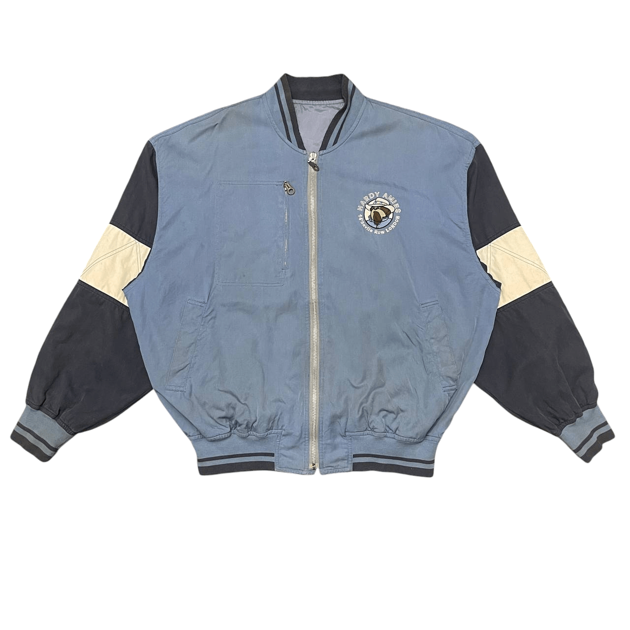 Hardy Amies Vintage Hardy Amies Sports Bomber Jacket Embroidery Size US XL / EU 56 / 4 - 3 Thumbnail