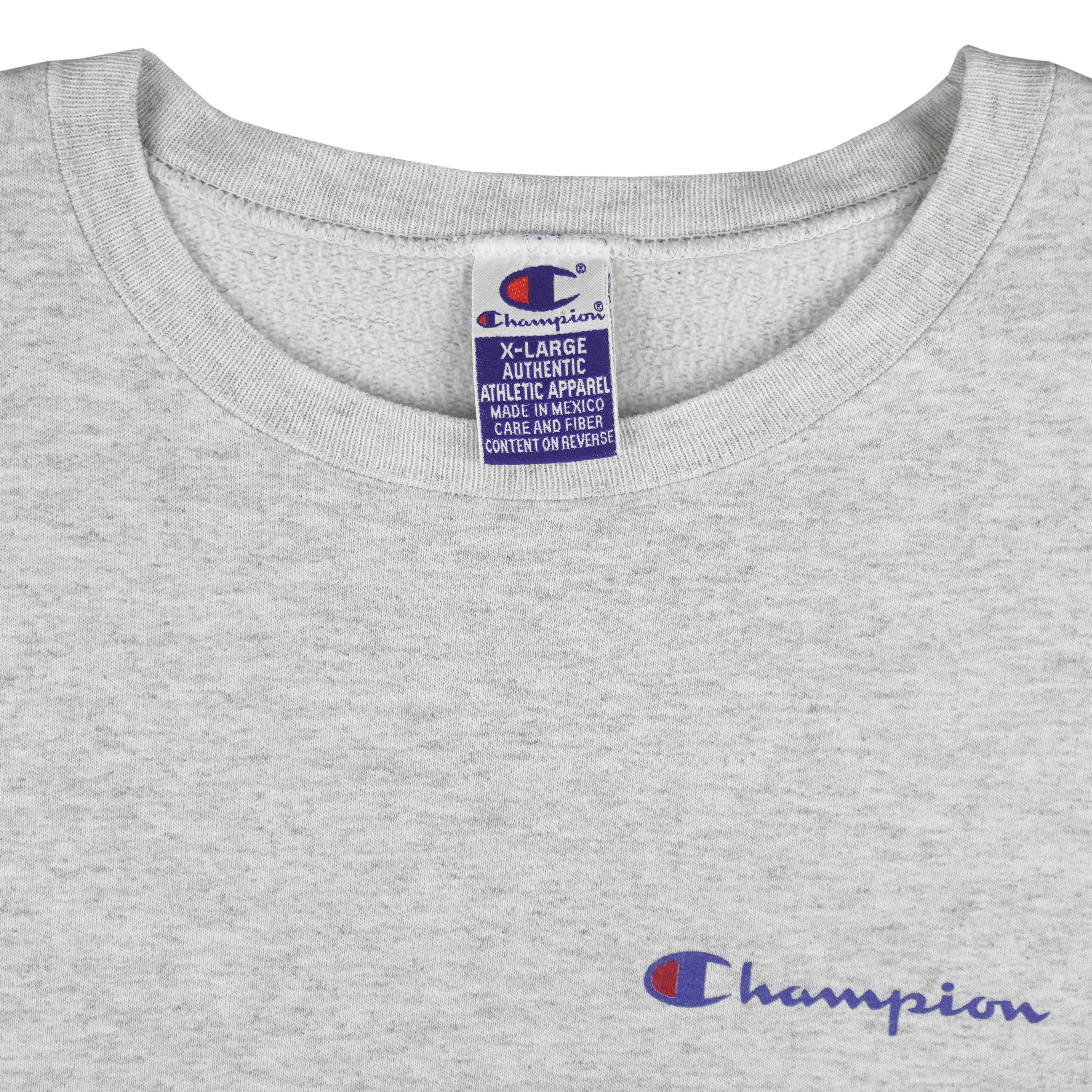 Champion Classic Embroidered Crew Neck Sweatshirt 1990s Size US XL / EU 56 / 4 - 4 Thumbnail