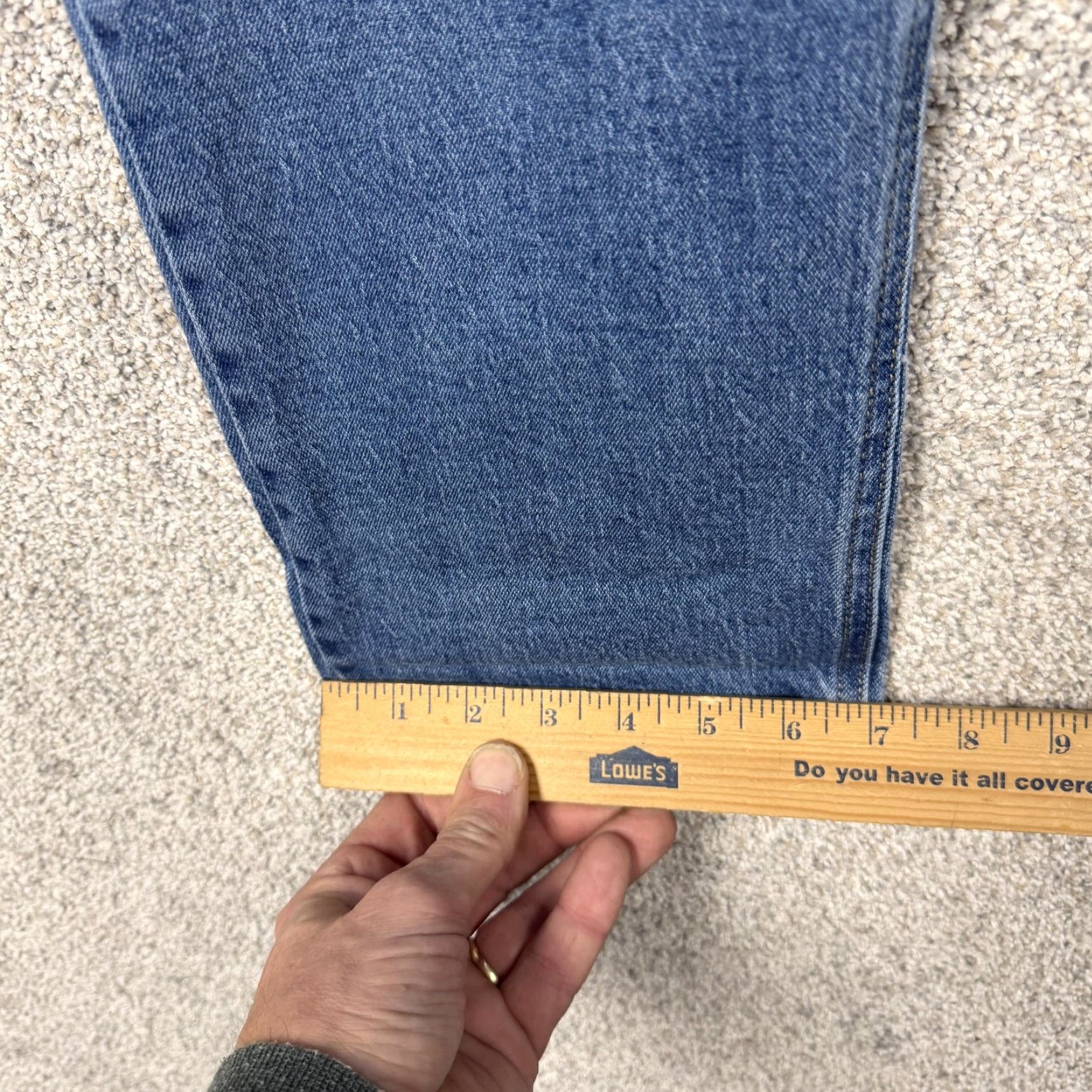 Old Navy Old Navy Jeans Womens Size 12 WOW Boyfriend Mid Rise 35 in Inseam 28.5 in Blue Denim Stretch Pocket Casual Modern Regular Tapered Halloween? Size 34" / US 12 / IT 48 - 3 Thumbnail