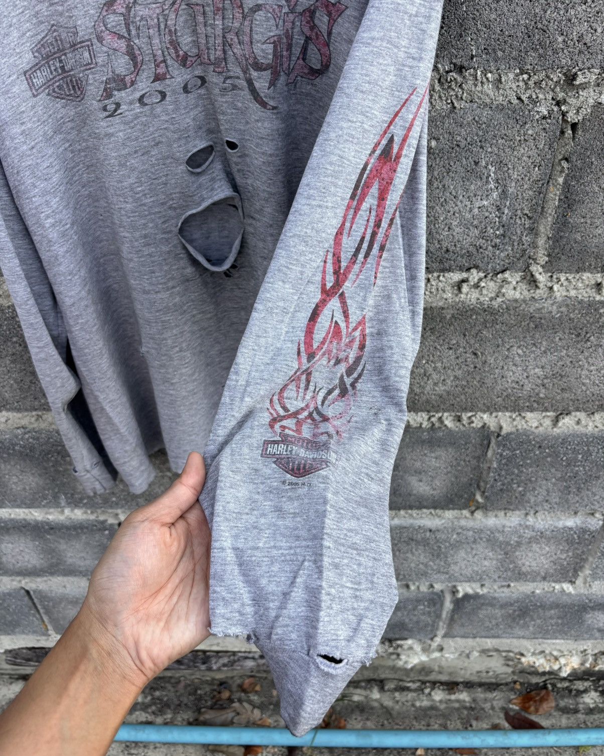 Harley Davidson Thrashed Sturgis Harley Davidson Sweatshirt Size US L / EU 52-54 / 3 - 10 Thumbnail