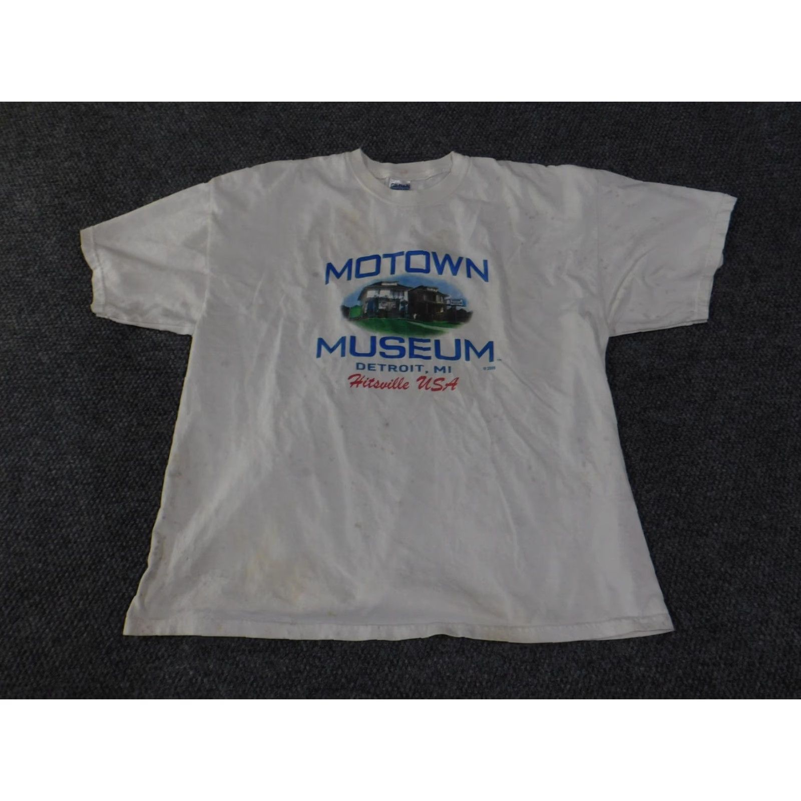 Gildan VINTAGE Motown Museum Graphic Shirt Mens 2XL White Detroit MI Hitsville USA 2005 Size US XXL / EU 58 / 5 - 2 Thumbnail