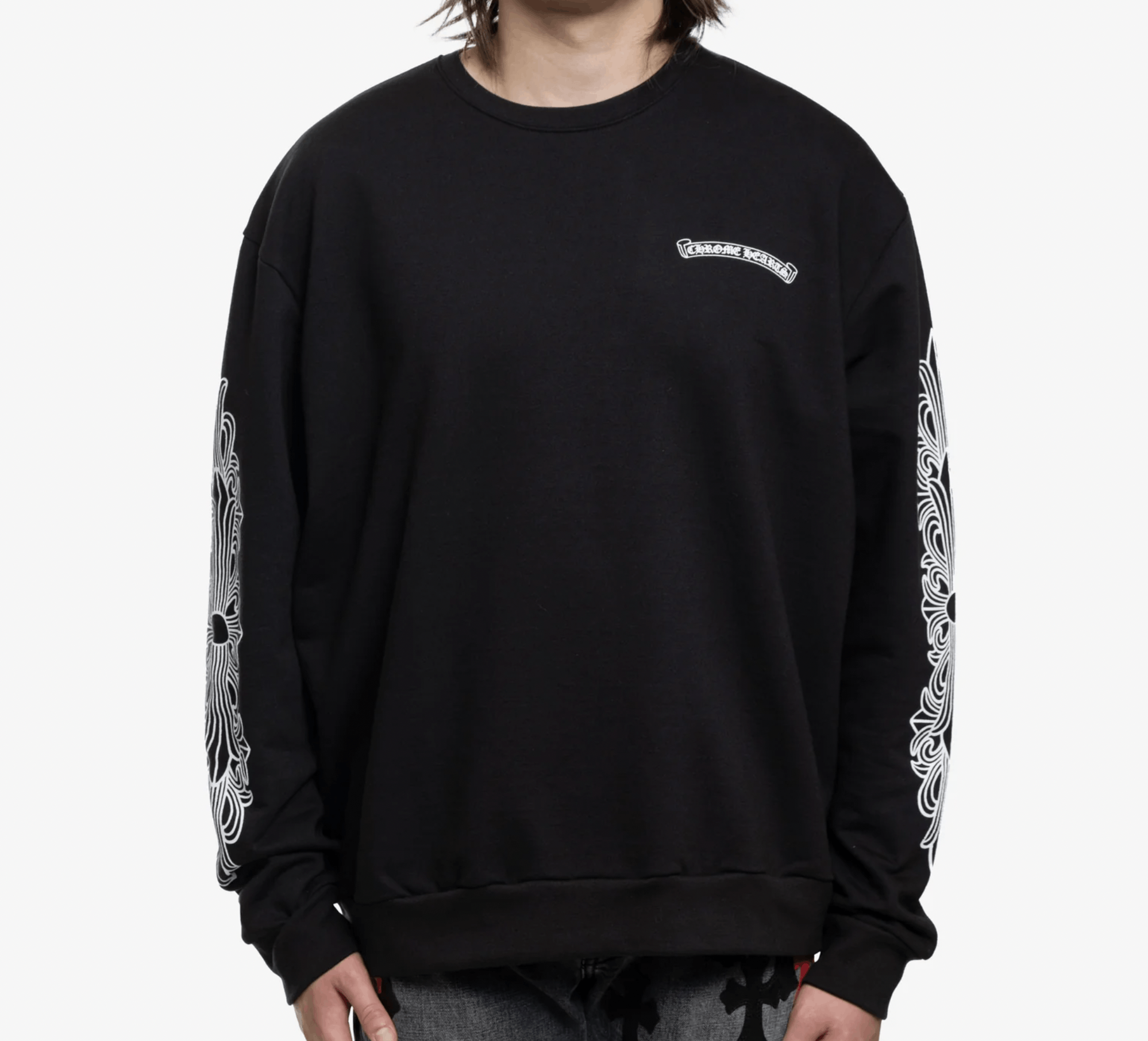 Chrome Hearts DAGGER EYE CHART PULLOVER CREWNECK | Grailed