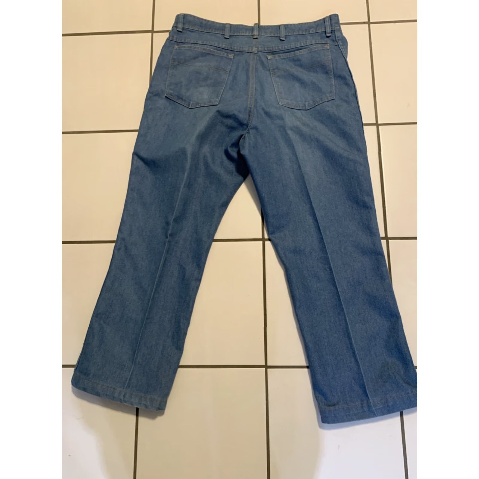Wrangler VINTAGE Wrangler Jeans 90s Cowboy Classic Straight Leg Men's 40x28 Blue Denim Regular Fit Size US 40 / EU 56 - 2 Thumbnail