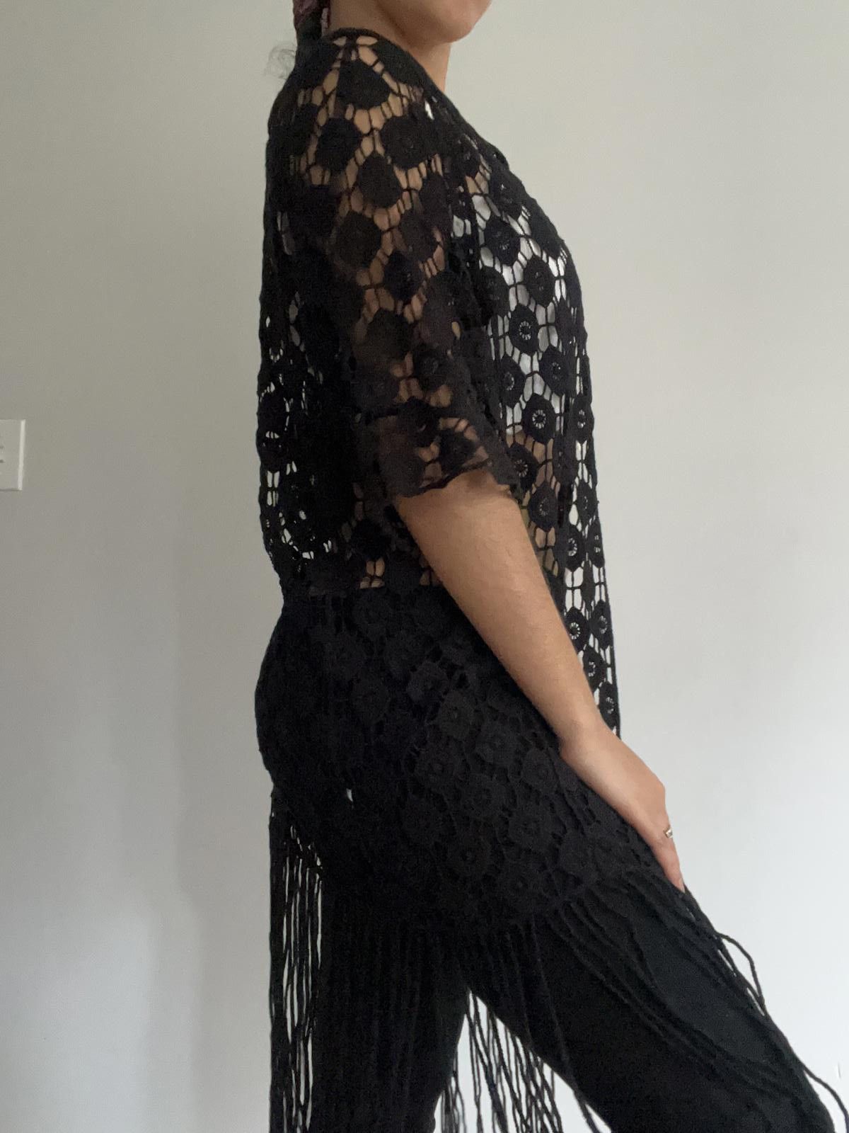 Other Women’s black knit cardigan Size L / US 10 / IT 46 - 4 Thumbnail