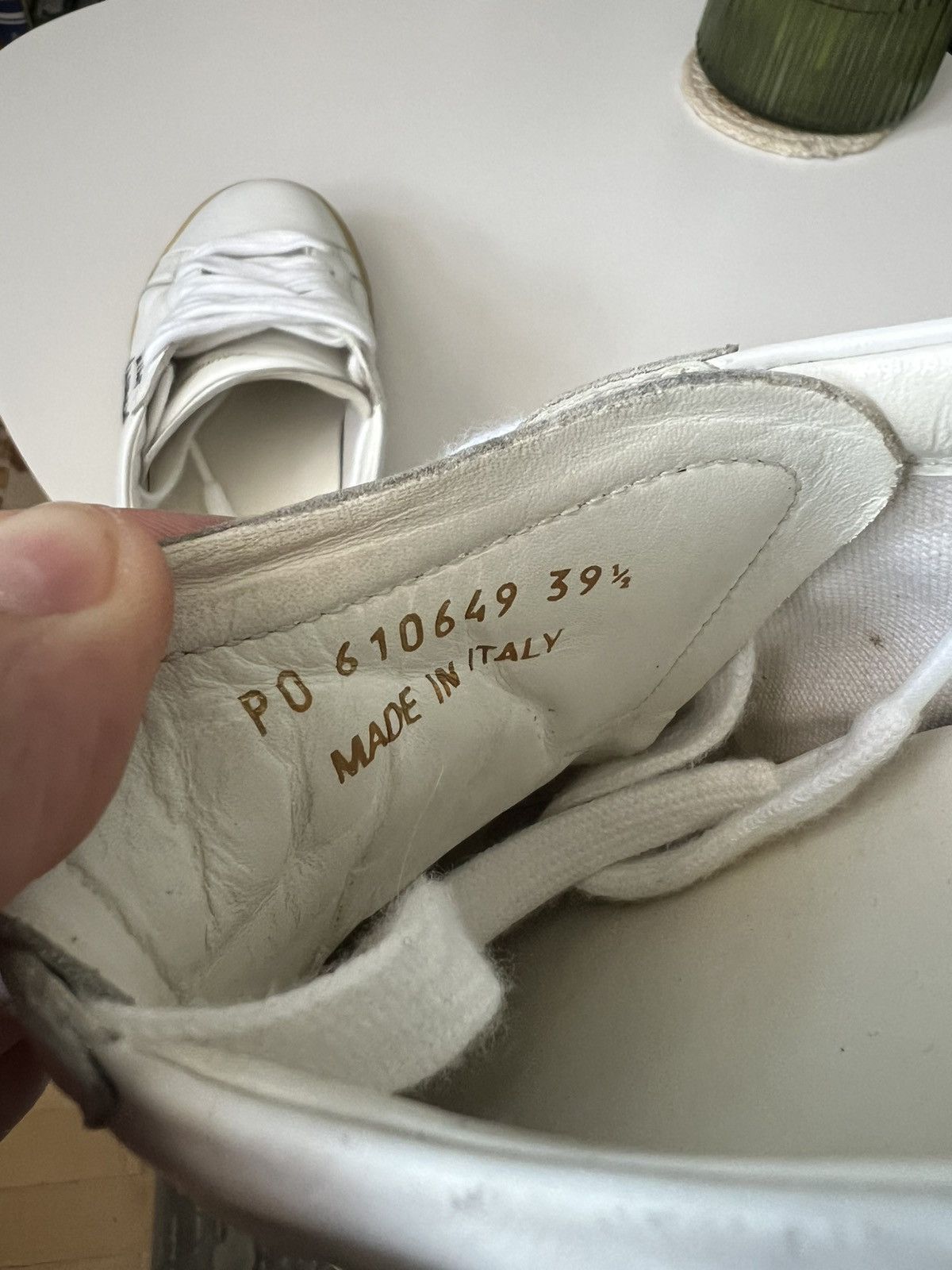 Saint Laurent Paris Saint laurent low top sneakers shoes leather luxury Size US 6.5 / EU 39-40 - 8 Thumbnail
