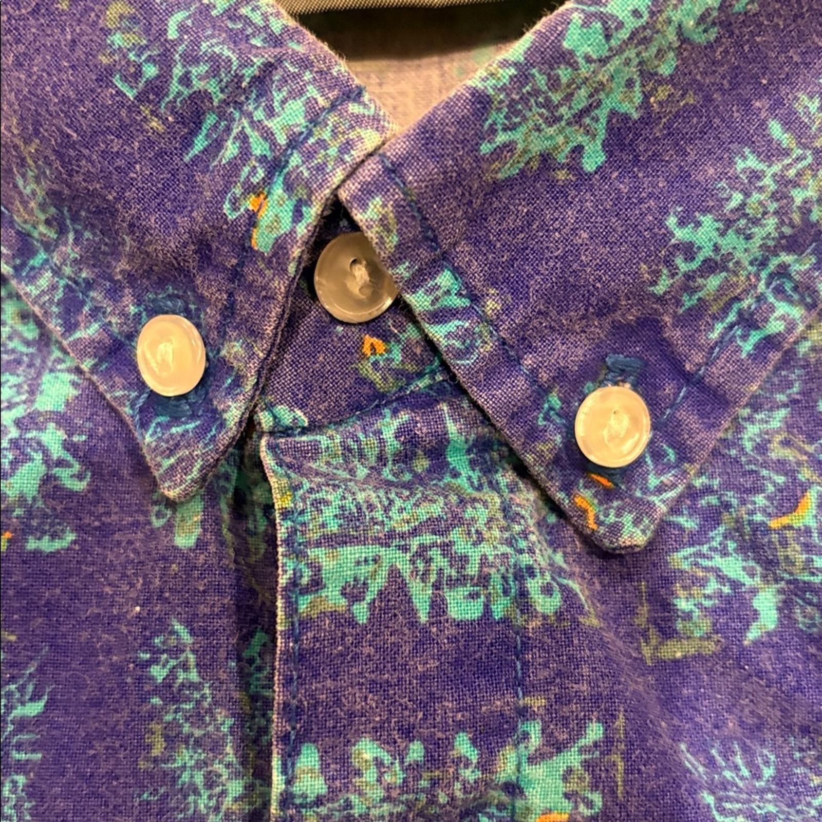 Quiksilver Rare Quicksilver Swirl Tag Vintage 90s All Over Print Shirt Size US M / EU 48-50 / 2 - 10 Thumbnail