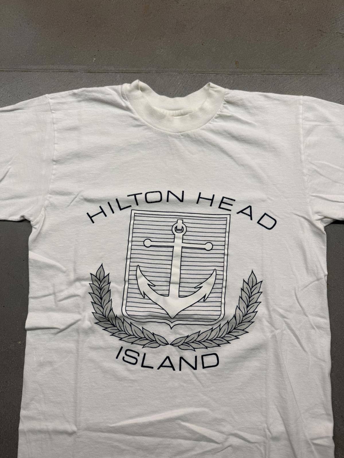 Designer Vintage 80s/90s Hilton Head Island Naval Single Stitch Shirt Size US M / EU 48-50 / 2 - 4 Thumbnail