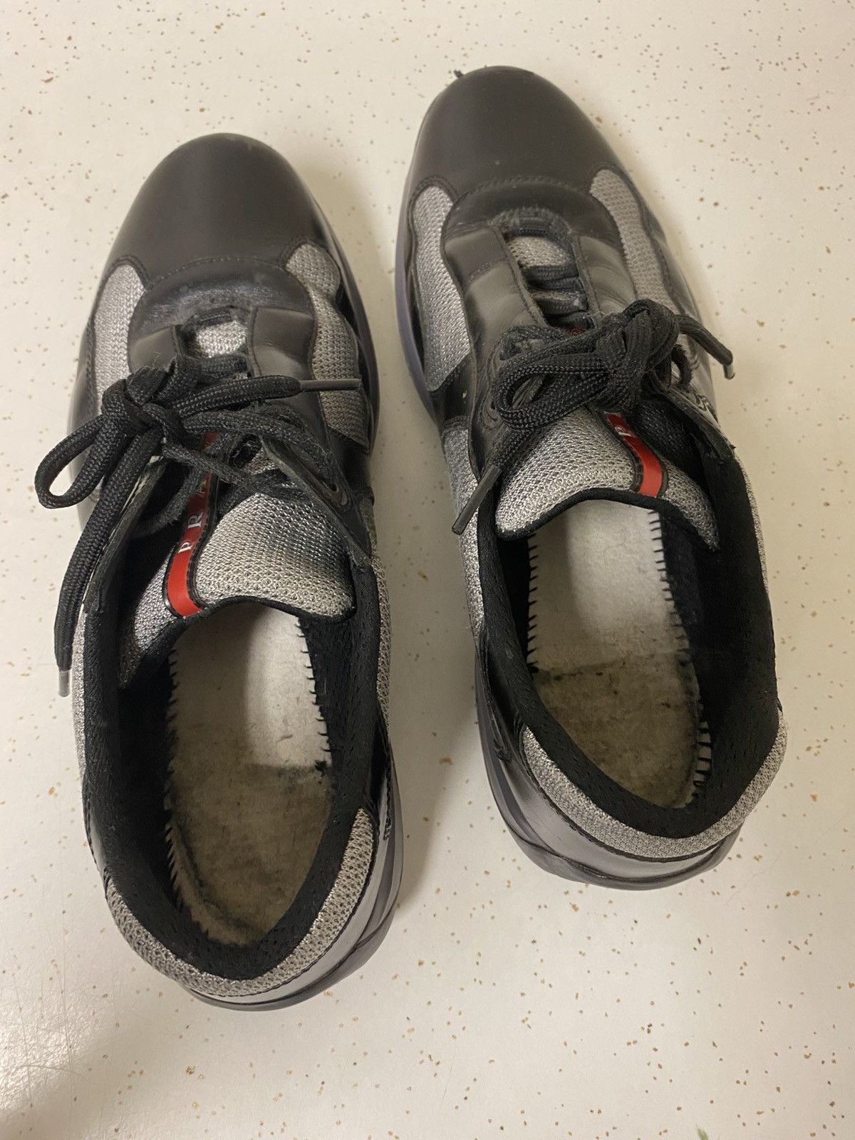 Prada Prada Americas Cup Sneakers Shoes Black Grey Size US 10 / EU 43 - 12 Thumbnail