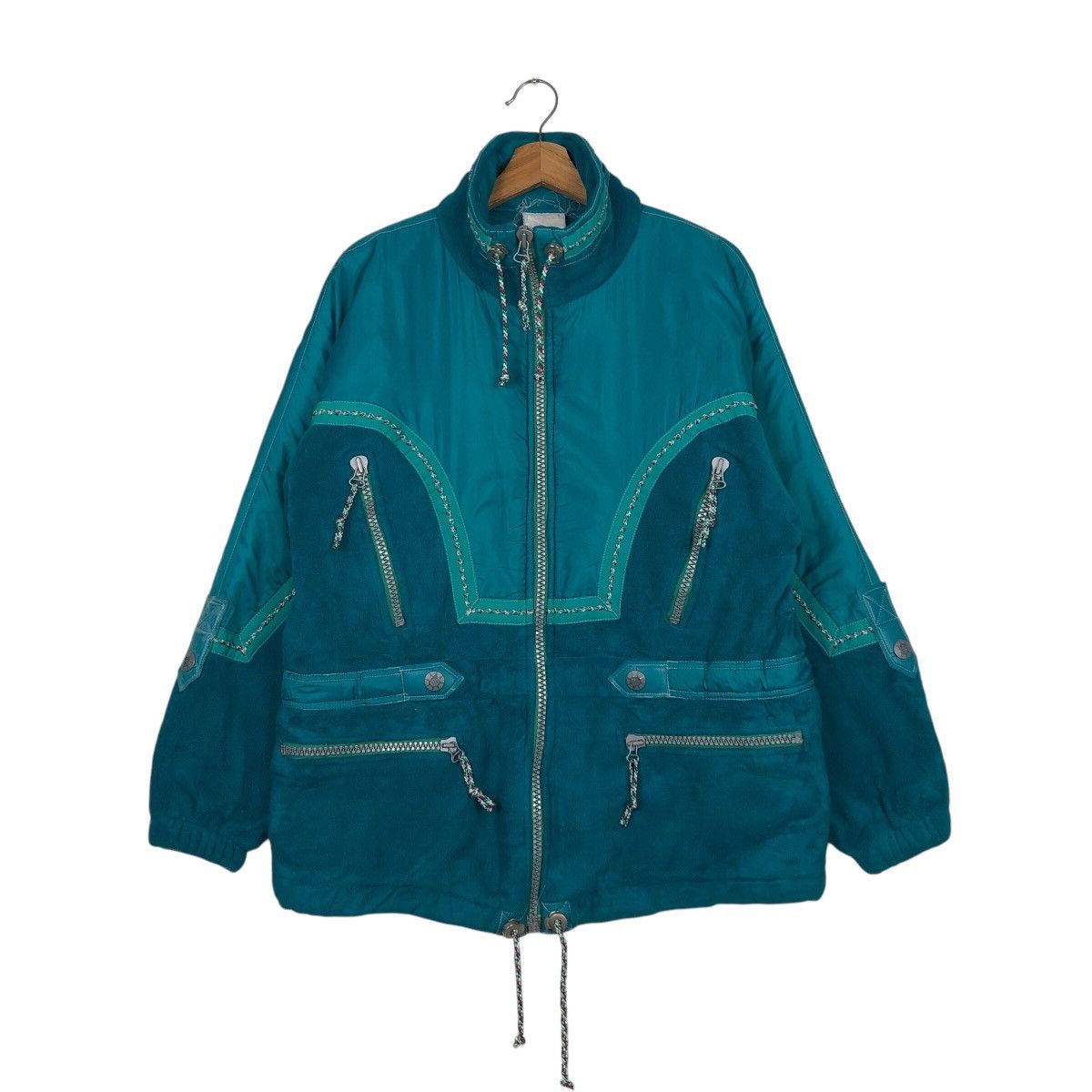 Japanese Brand 📌Vintage Ski Jacket La Mode Des Montages Multi Pocket Size US M / EU 48-50 / 2 - 2 Thumbnail
