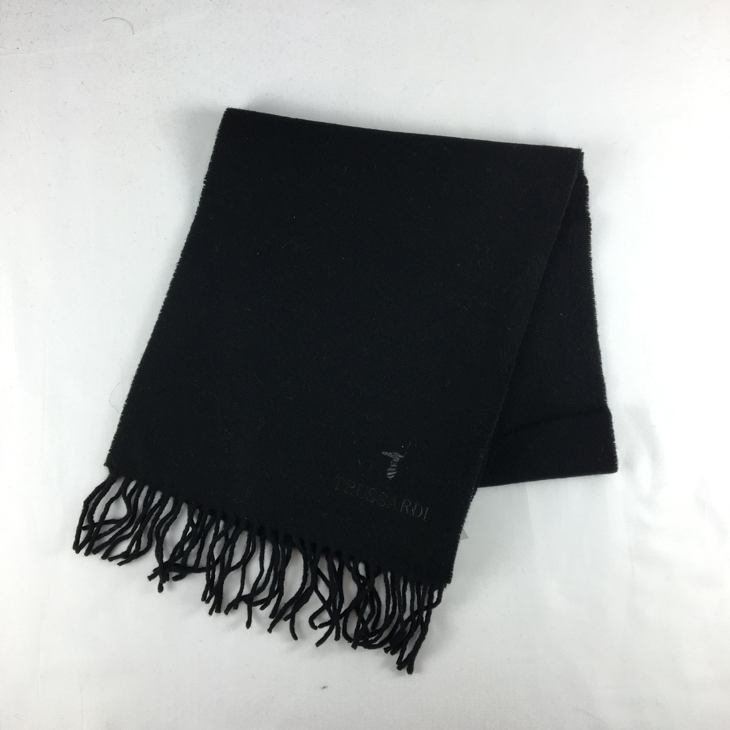 Trussardi Vintage Trussardi Scarf Muffler Wool Cashmere Scarves . Size ONE SIZE - 3 Thumbnail