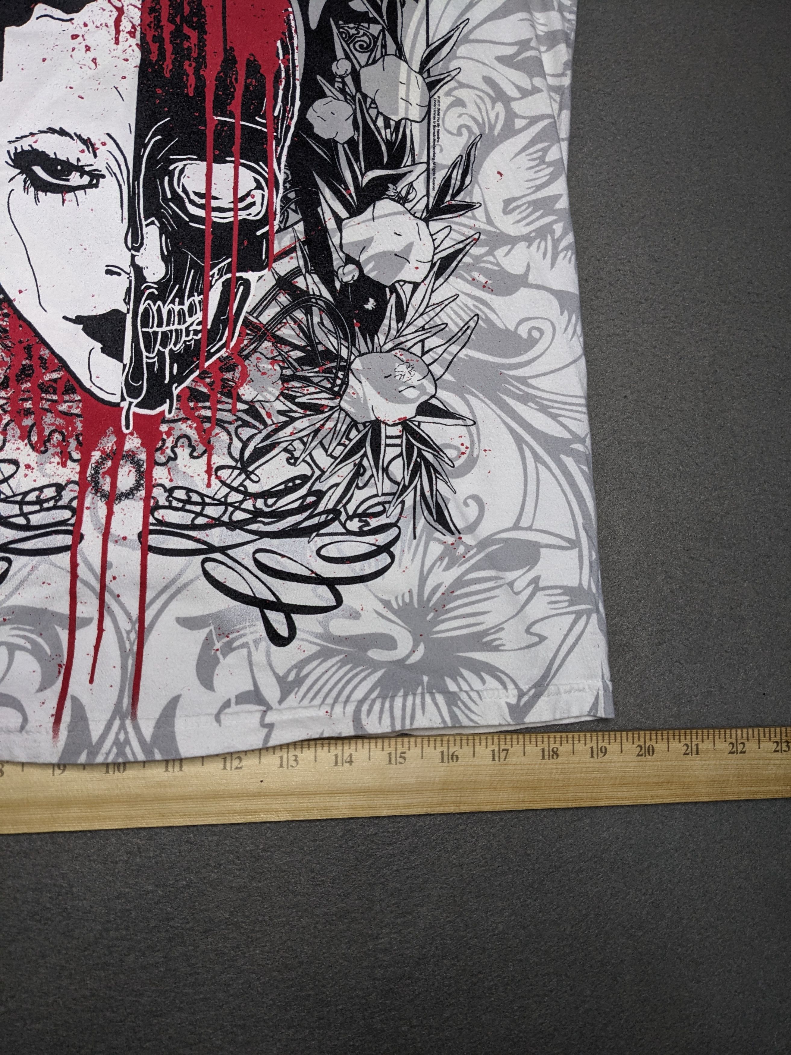 Band Tees VINTAGE Bullet For My Valentine T-Shirt Y2K Small AOP Tee Size US S / EU 44-46 / 1 - 3 Thumbnail