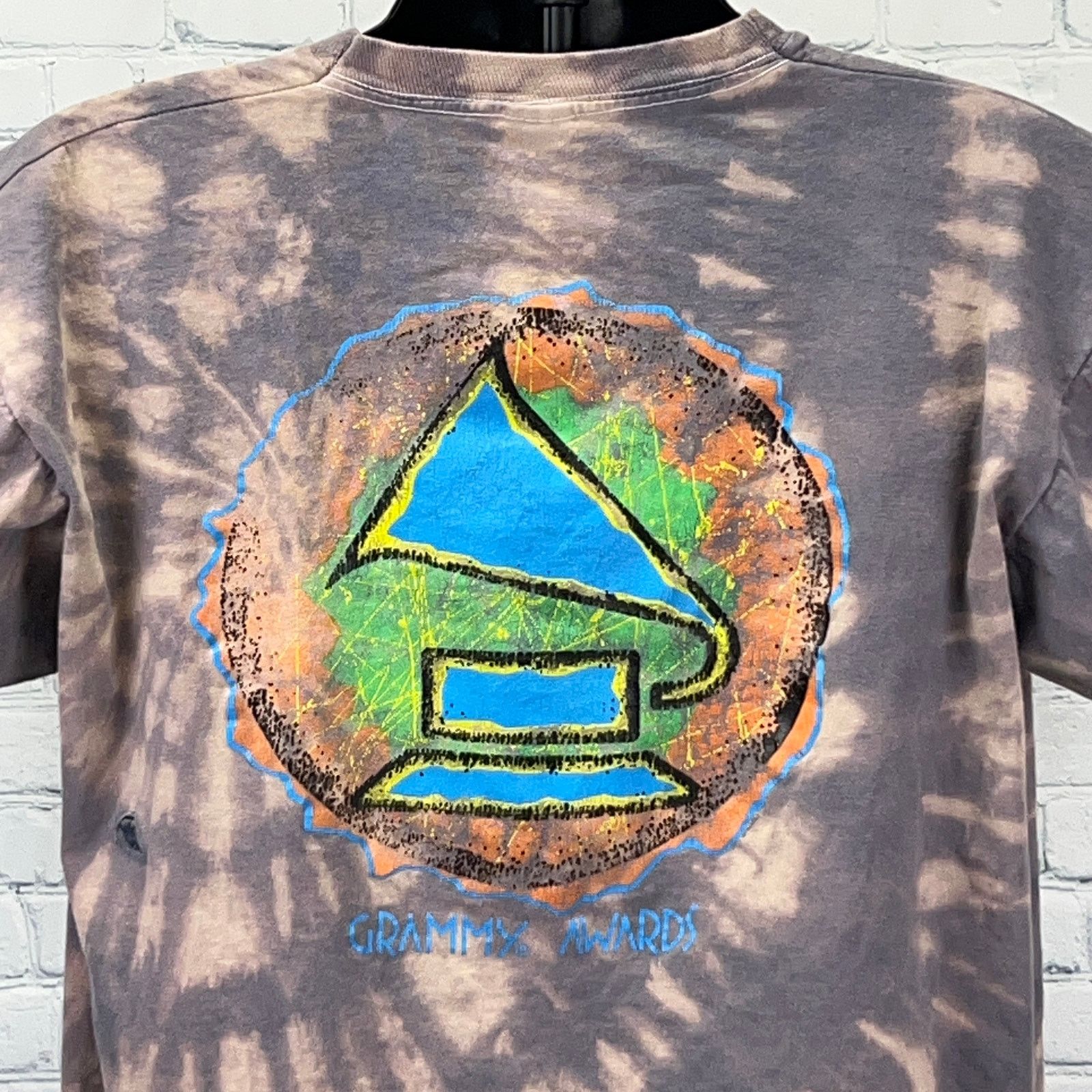 Fruit Of The Loom Vintage 90s Grammy Awards Logo T Shirt Music USA Gray XL Size US XL / EU 56 / 4 - 1 Thumbnail