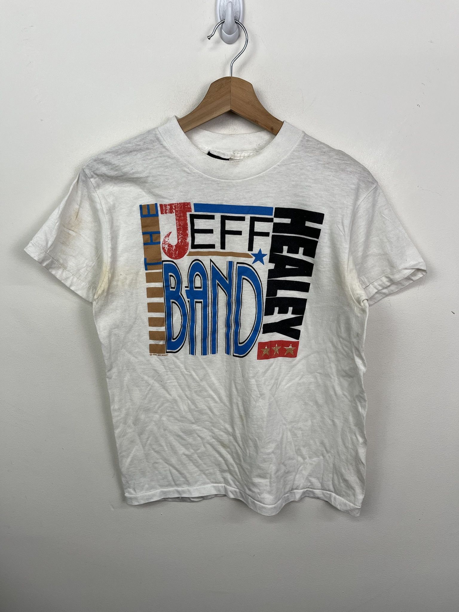 Other Vintage 1980s The Jeff Healey Band Single Stitch Band Tee Shrit Size L Size US L / EU 52-54 / 3 - 1 Thumbnail