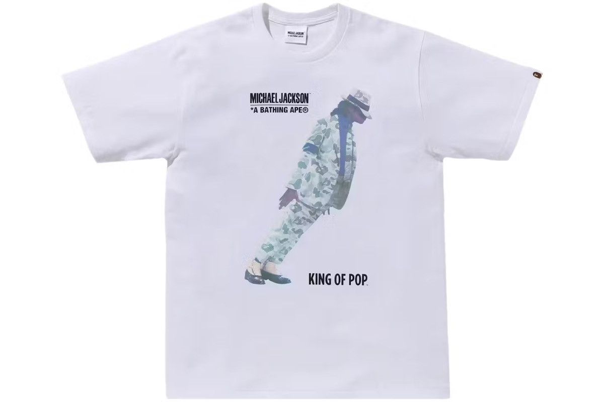 Bape BAPE x Michael Jackson Tee White Size US S / EU 44-46 / 1 - 2 Thumbnail