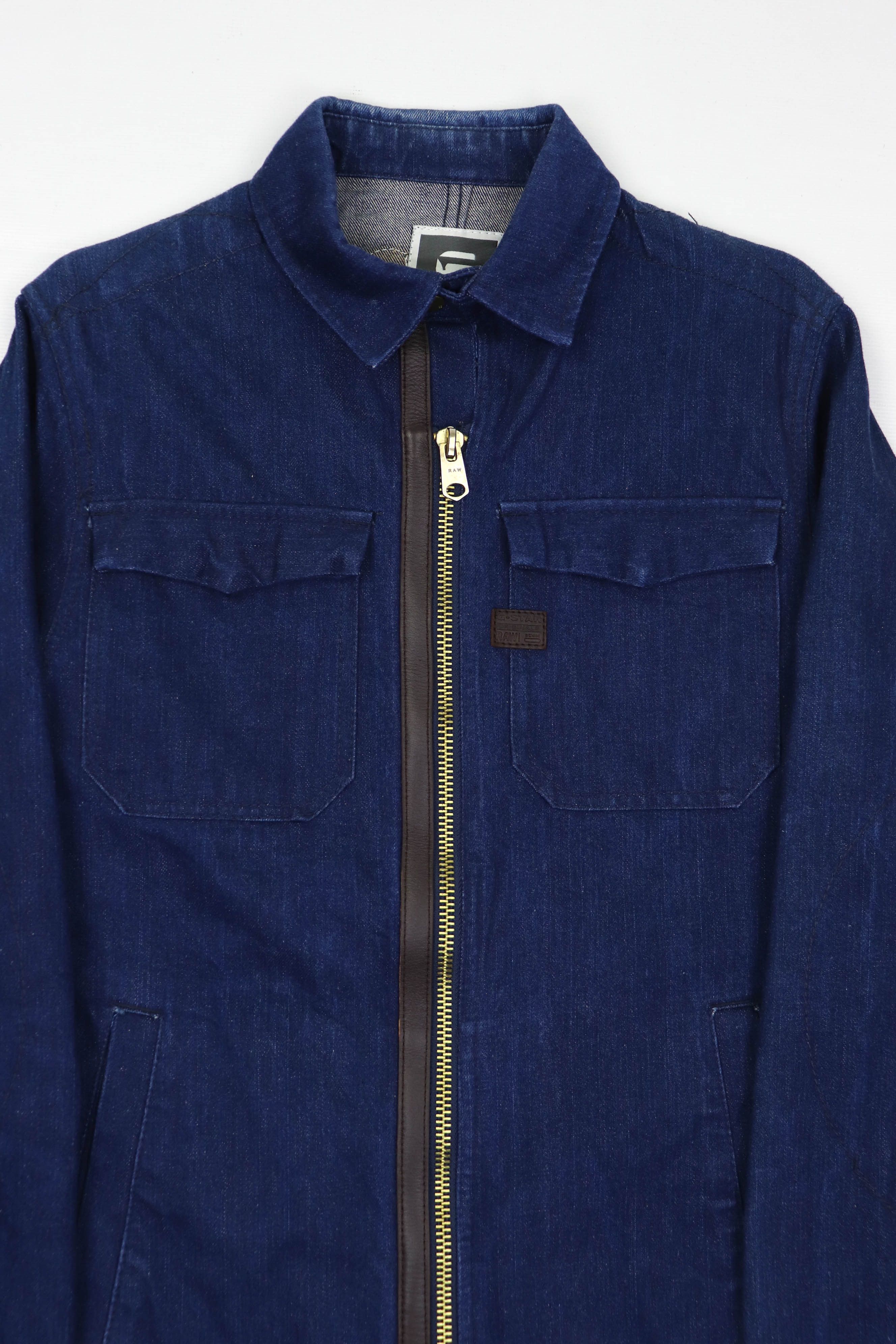 G-Star G-Star Raw Denim Oregon Zip Overshirt LS French Chore Jacket Size US S / EU 44-46 / 1 - 3 Thumbnail