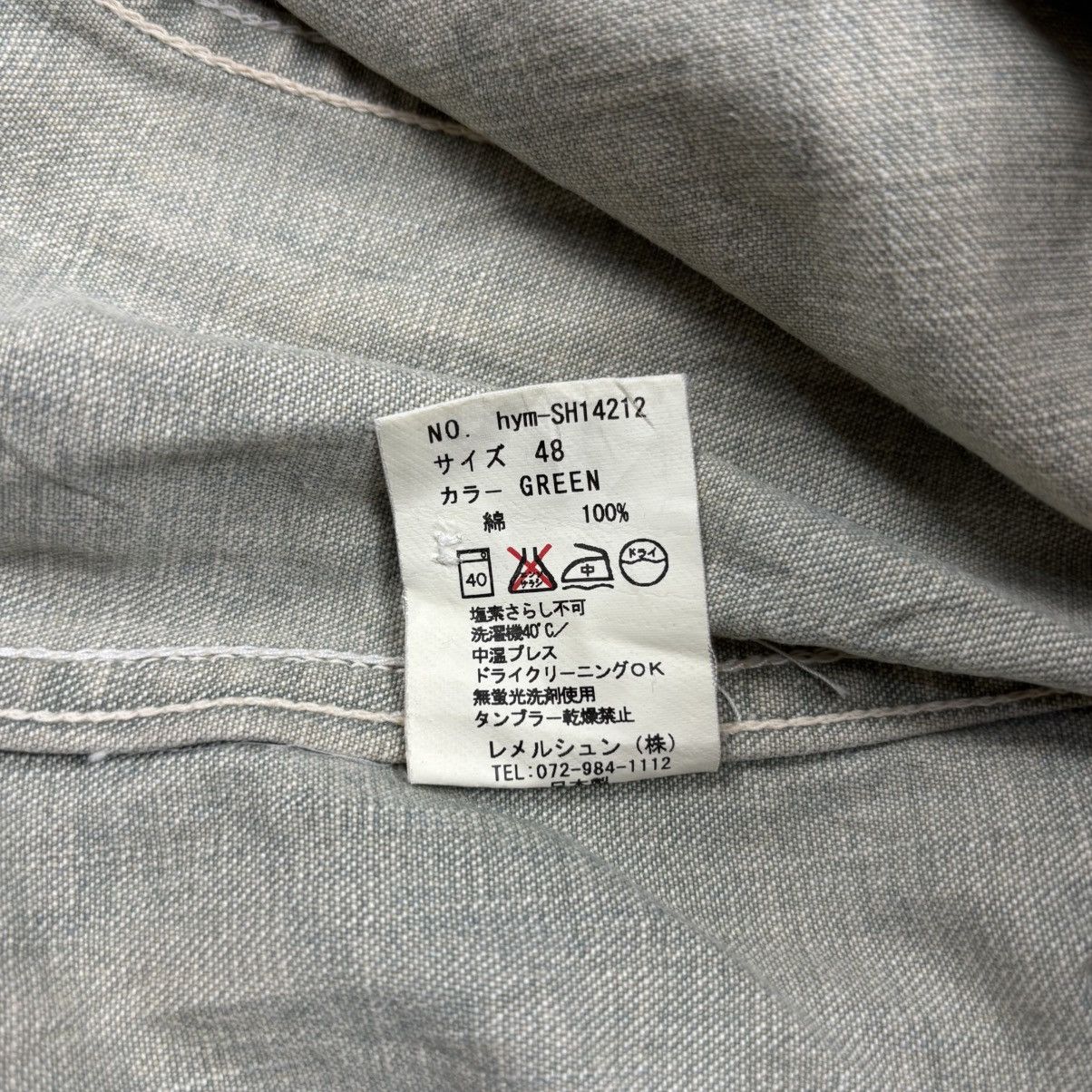 2000s Hym - Mud Wash Hook And Eye Shirt