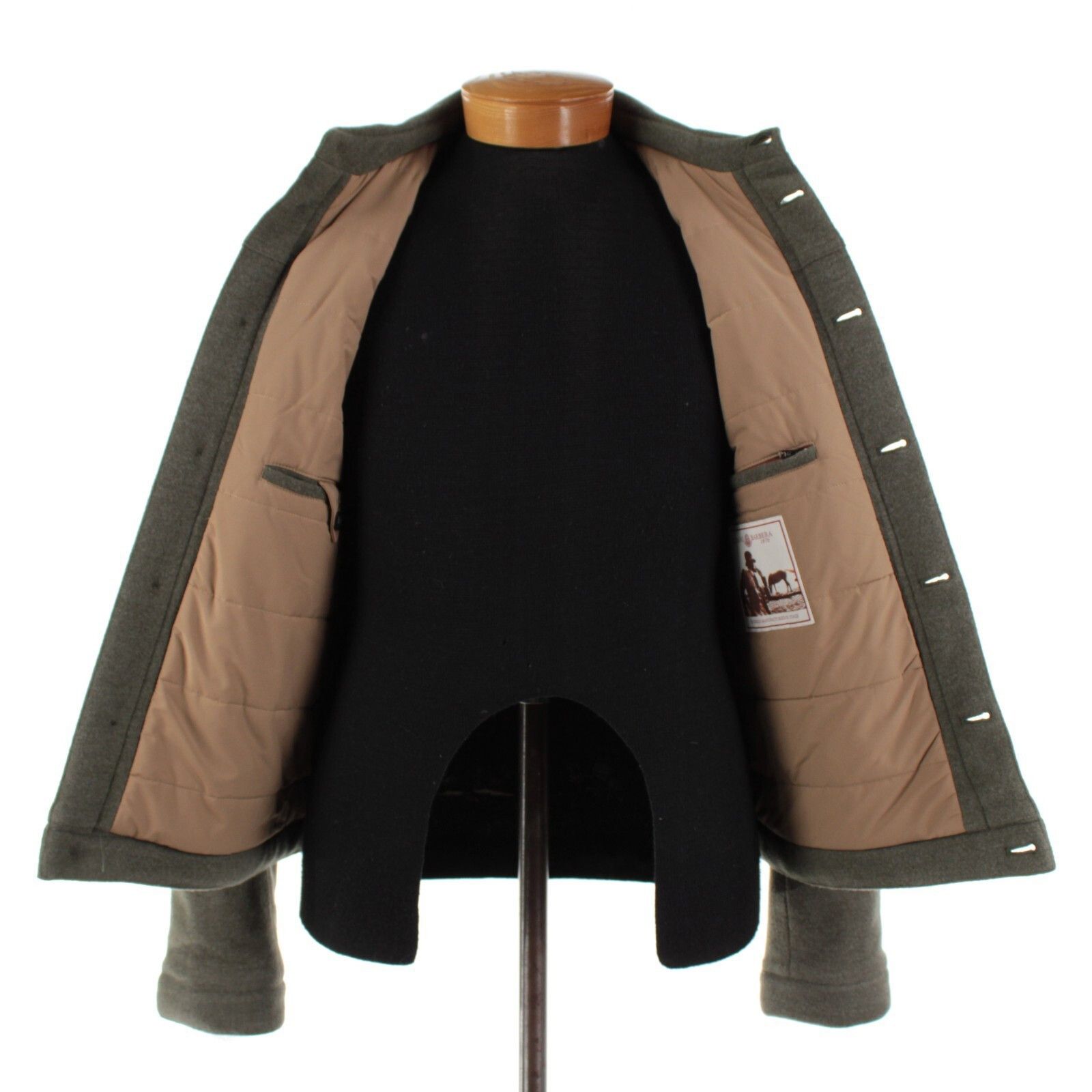 Luciano Barbera Luciano Barbera Jacket Size M US In Green Wool Size US M / EU 48-50 / 2 - 6 Thumbnail