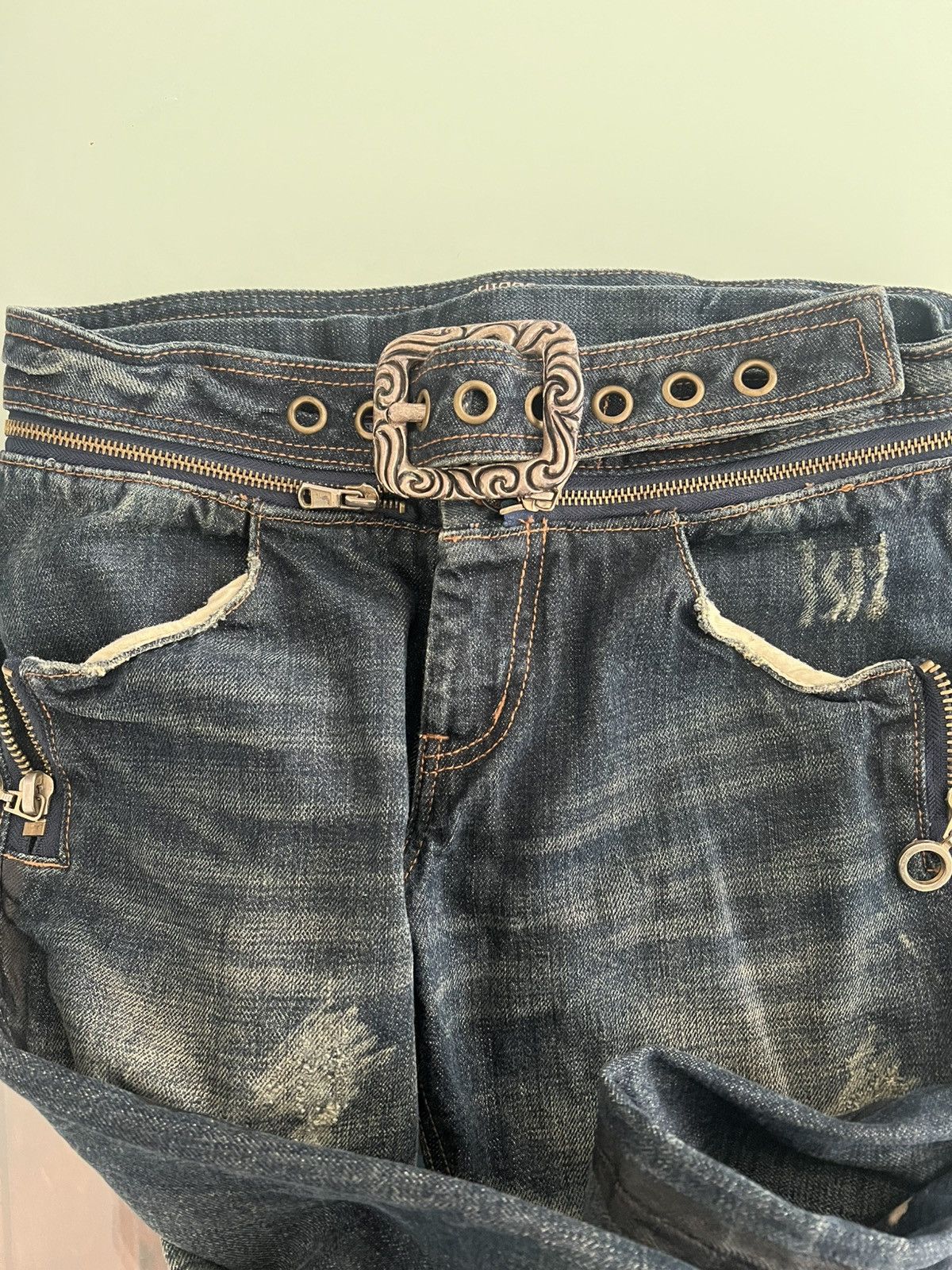 Vintage Heritage Stone - built in belt Size US 28 / EU 44 - 3 Thumbnail
