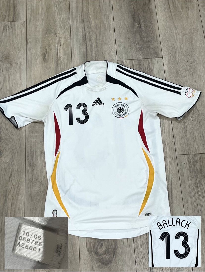 Germany 2006 Authentic Home Kit Soccer Jersey Football Shirt