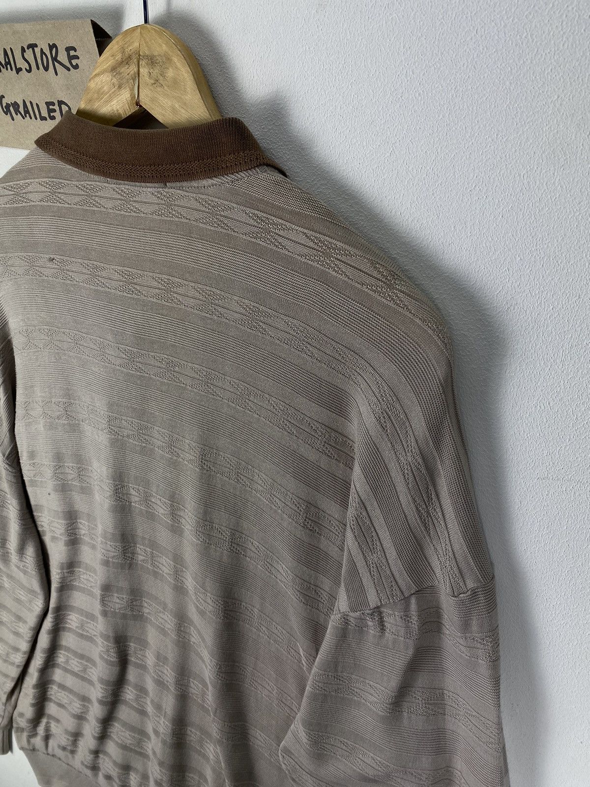Aran Isles Knitwear Vintage 90’s Grand Slam Knit Polo Shirt striped Size US M / EU 48-50 / 2 - 5 Thumbnail