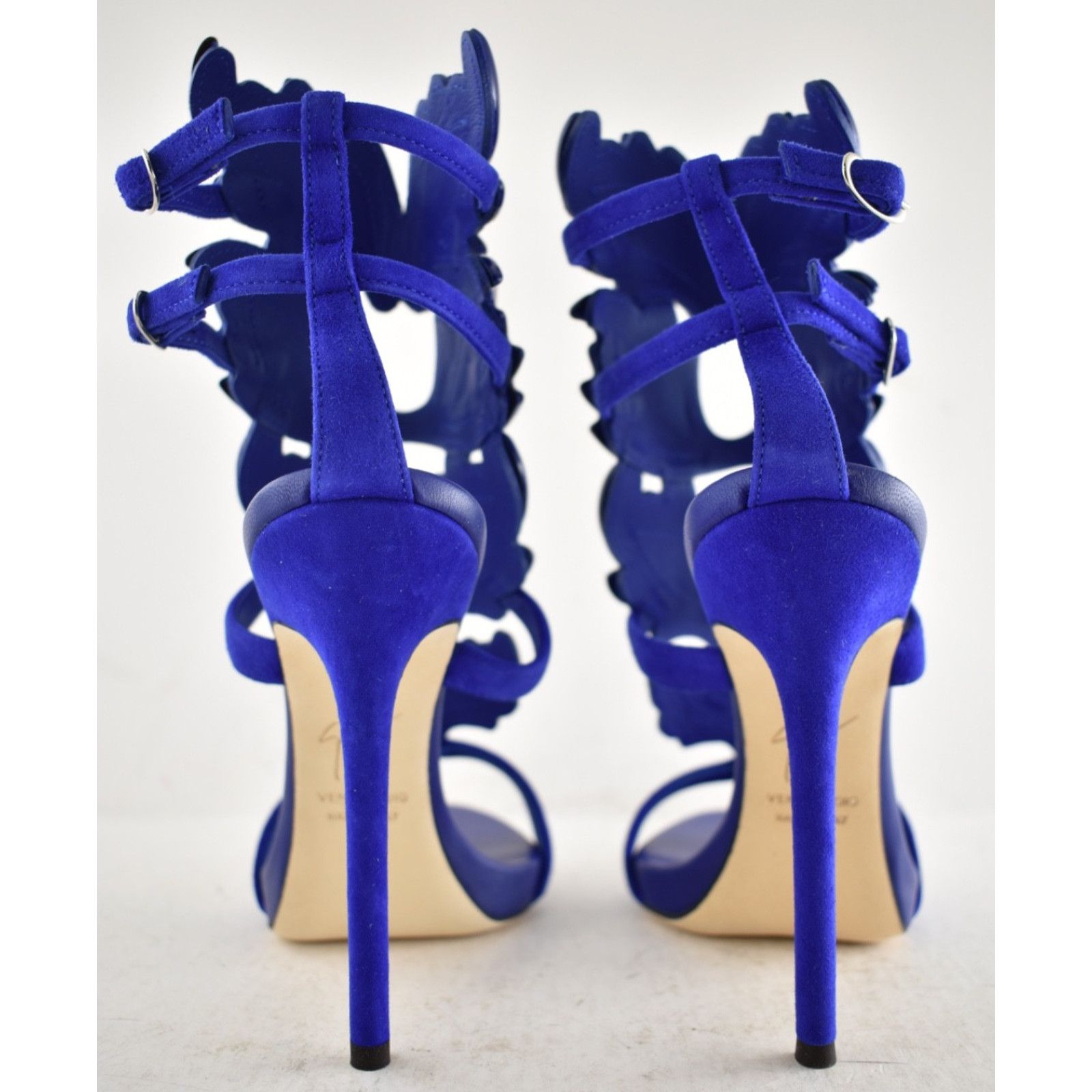 Giuseppe Zanotti Giuseppe Zanotti Cruel Summer Blue Wing Strap Sandal 35 Size US 5 / IT 35 - 12 Thumbnail