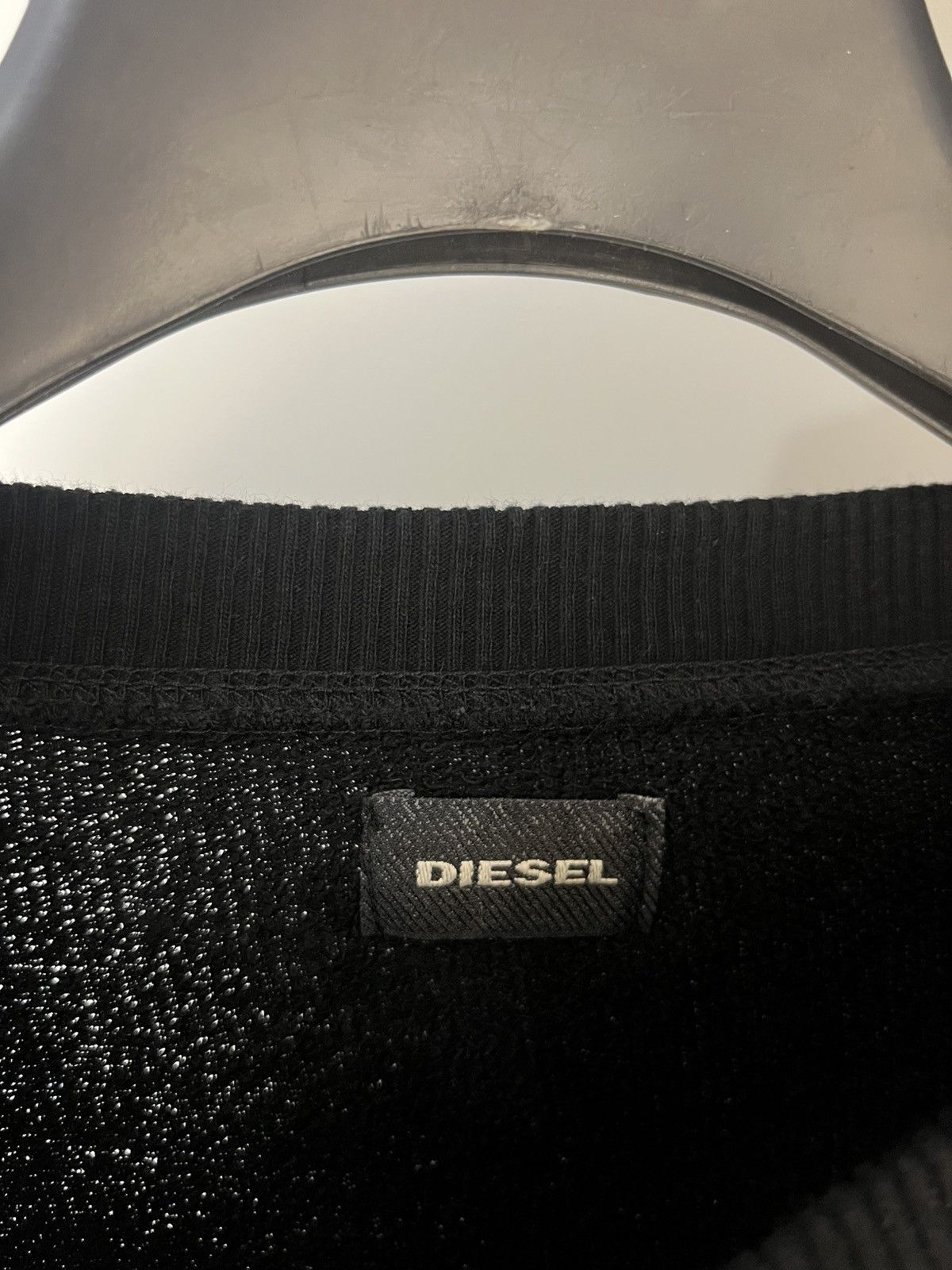 Diesel × Vintage VERY RARE DIESEL INDUSTRY DIVISION DENIM SWEATSHIRT DESIGNER Size US L / EU 52-54 / 3 - 3 Thumbnail