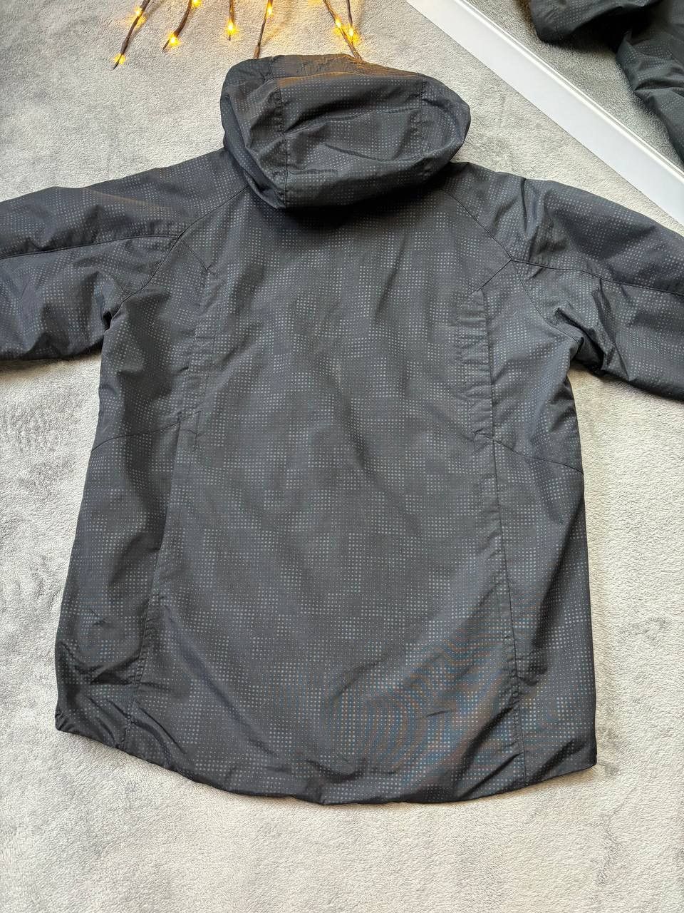 Nike × Vintage Vintage Nike air metro logo jacket black swoosh y2k Size US M / EU 48-50 / 2 - 2 Thumbnail