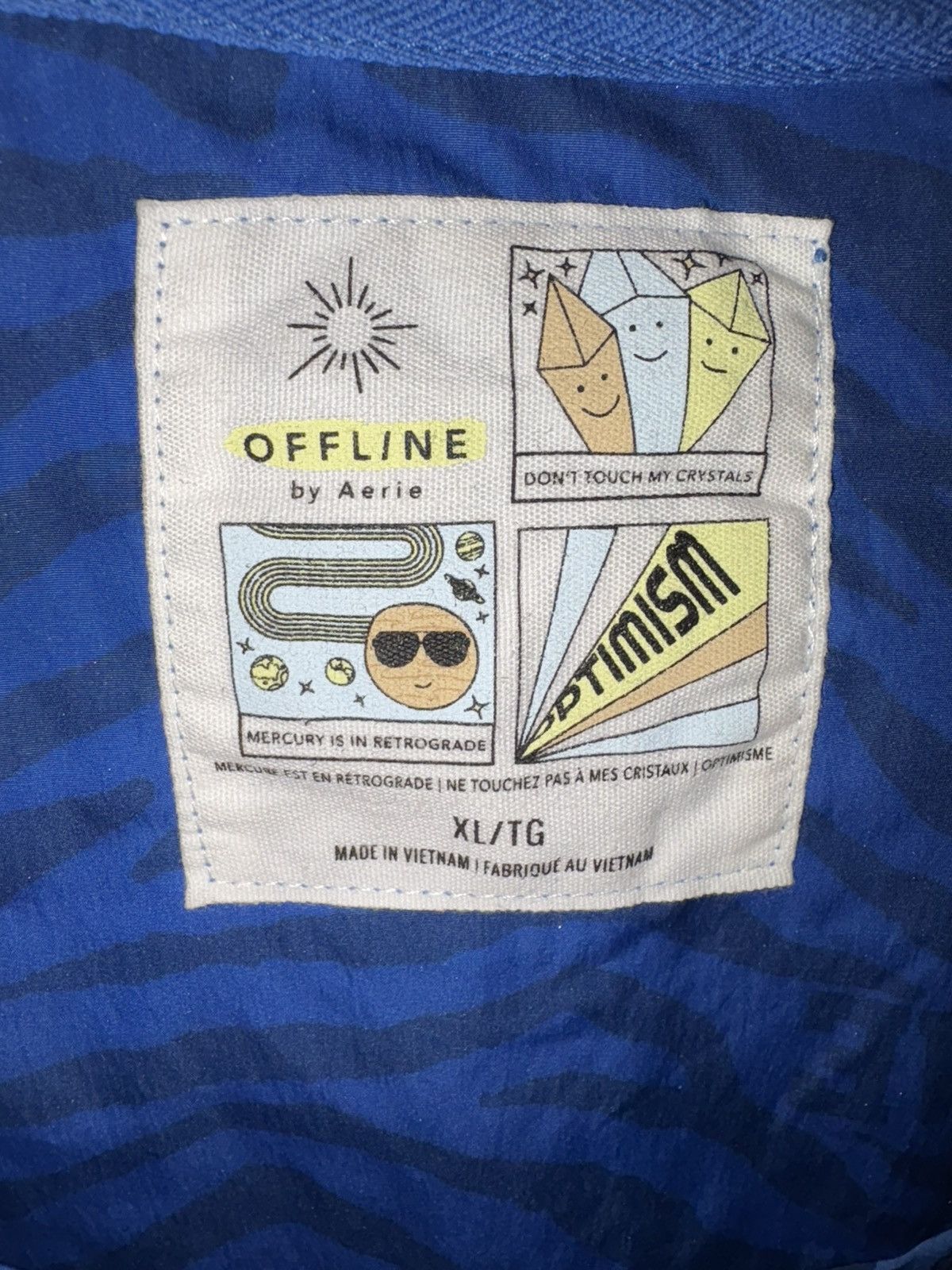 Other Offline X Aerie Nylon Logo Contemporary Crop Jacket Size XL / US 12-14 / IT 48-50 - 13 Thumbnail