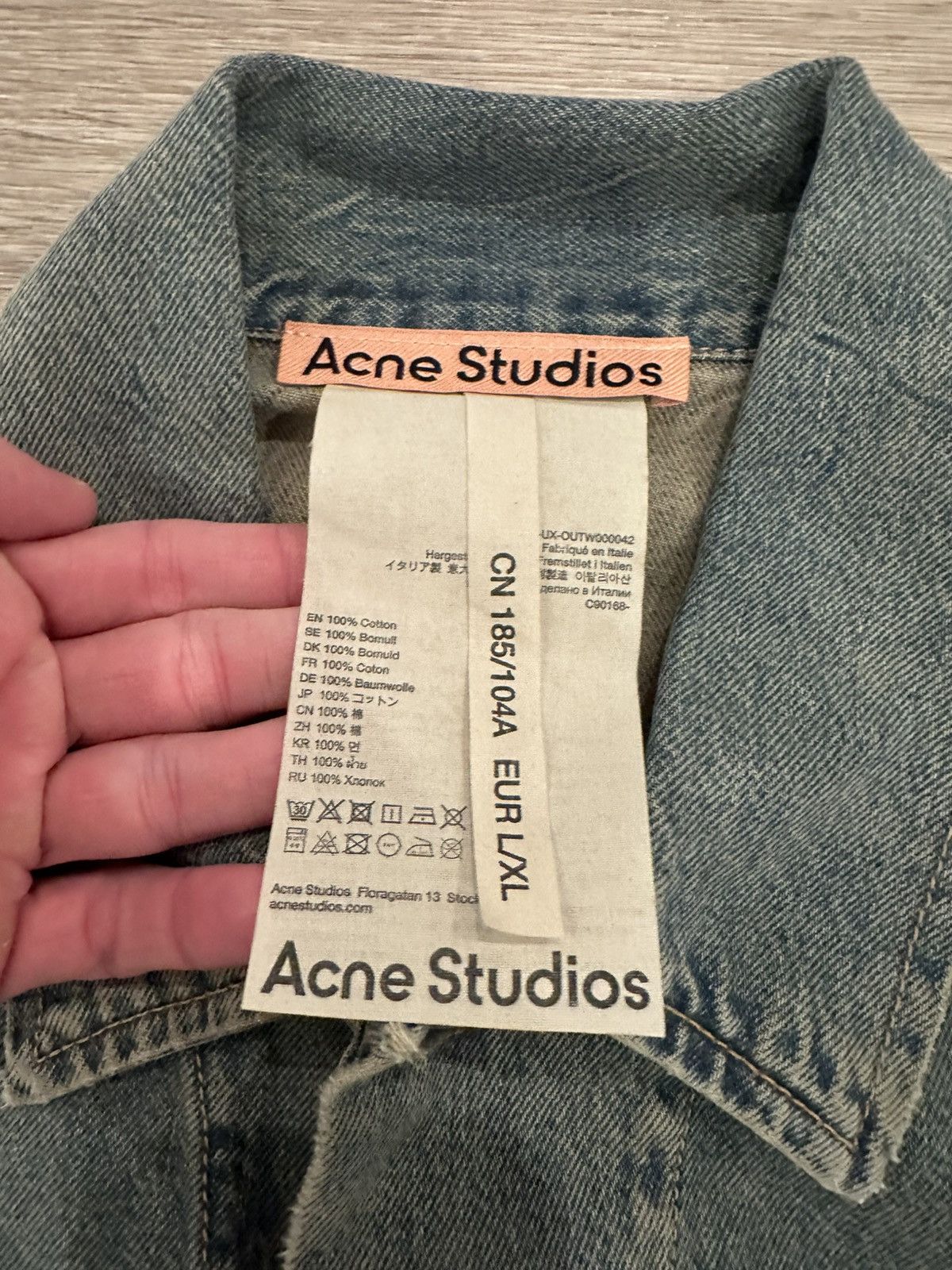 Acne Studios Acne Studios “Delta” Denim Jacket Size US XL / EU 56 / 4 - 2 Thumbnail