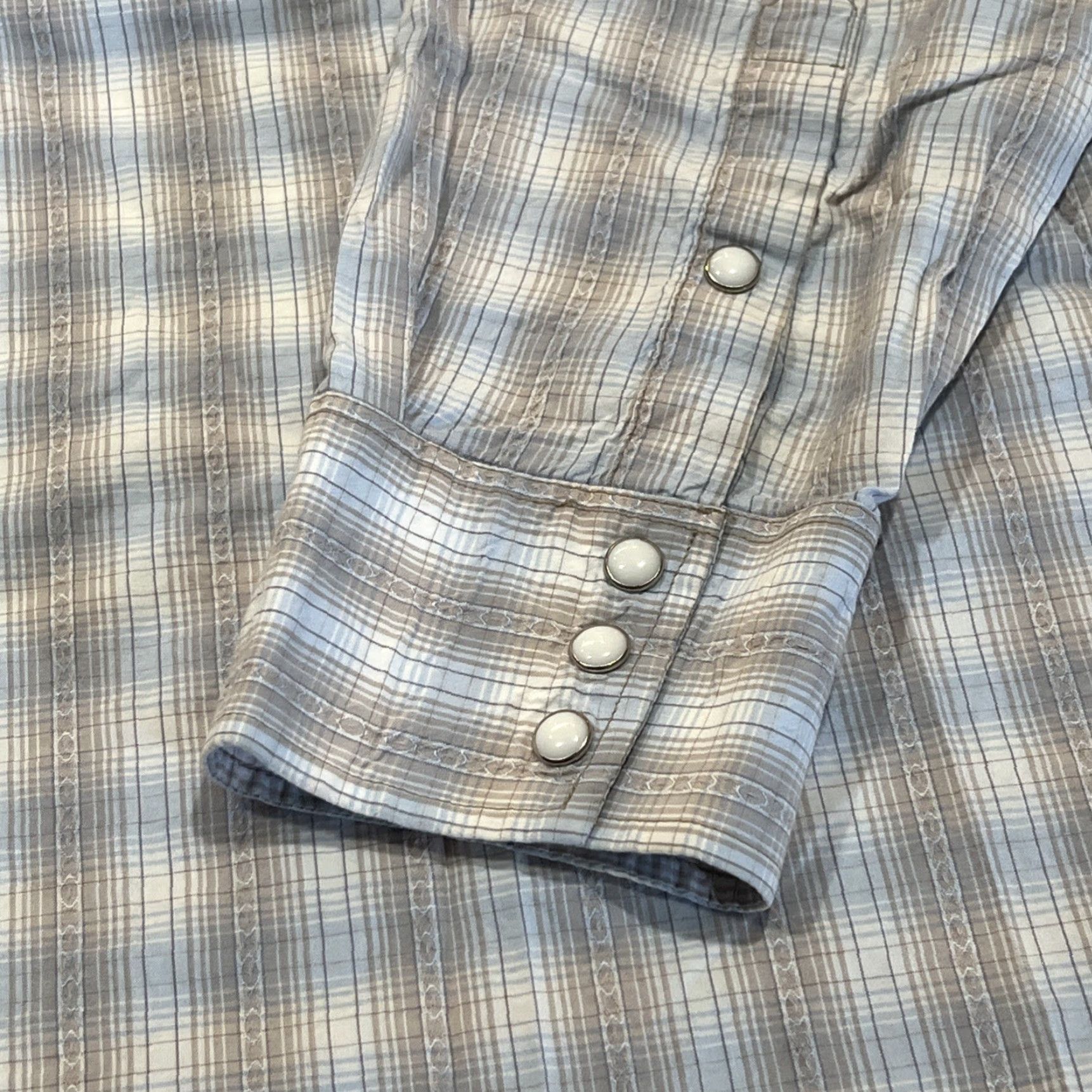 Vintage B&D Panhandle Slim Pearl Snap Shirt Men 2XL Western Cowboy Rockabilly Plaid Long Sleeve Size US XXL / EU 58 / 5 - 5 Thumbnail