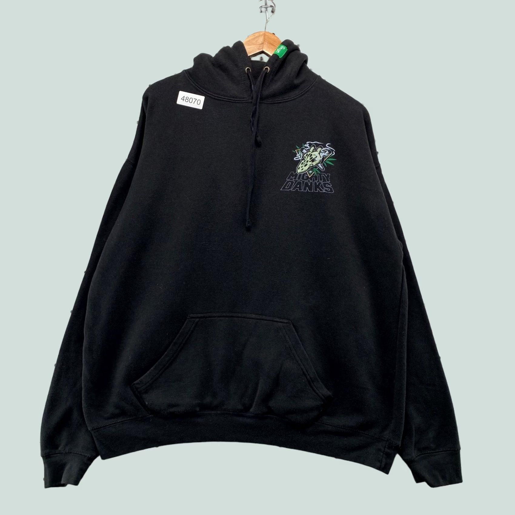 Vintage VINTAGE LRG Hoodie Sweatshirt Mens XL Mighty Dank Joint Cannabis Graphic Y2K Size US XL / EU 56 / 4 - 1 Thumbnail