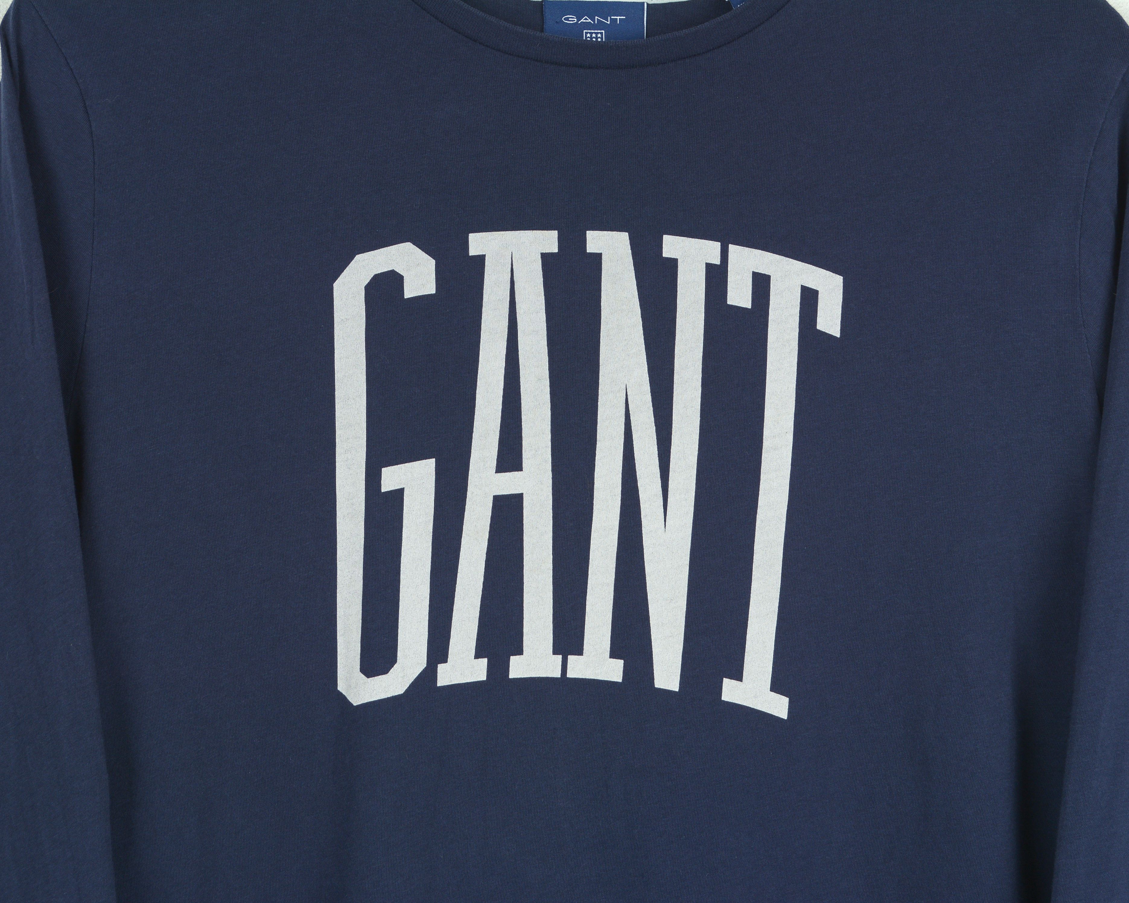 Gant Sweatshirt T Shirt S Cotton Navy Blue Logo Casual Pullover Size US S / EU 44-46 / 1 - 3 Thumbnail
