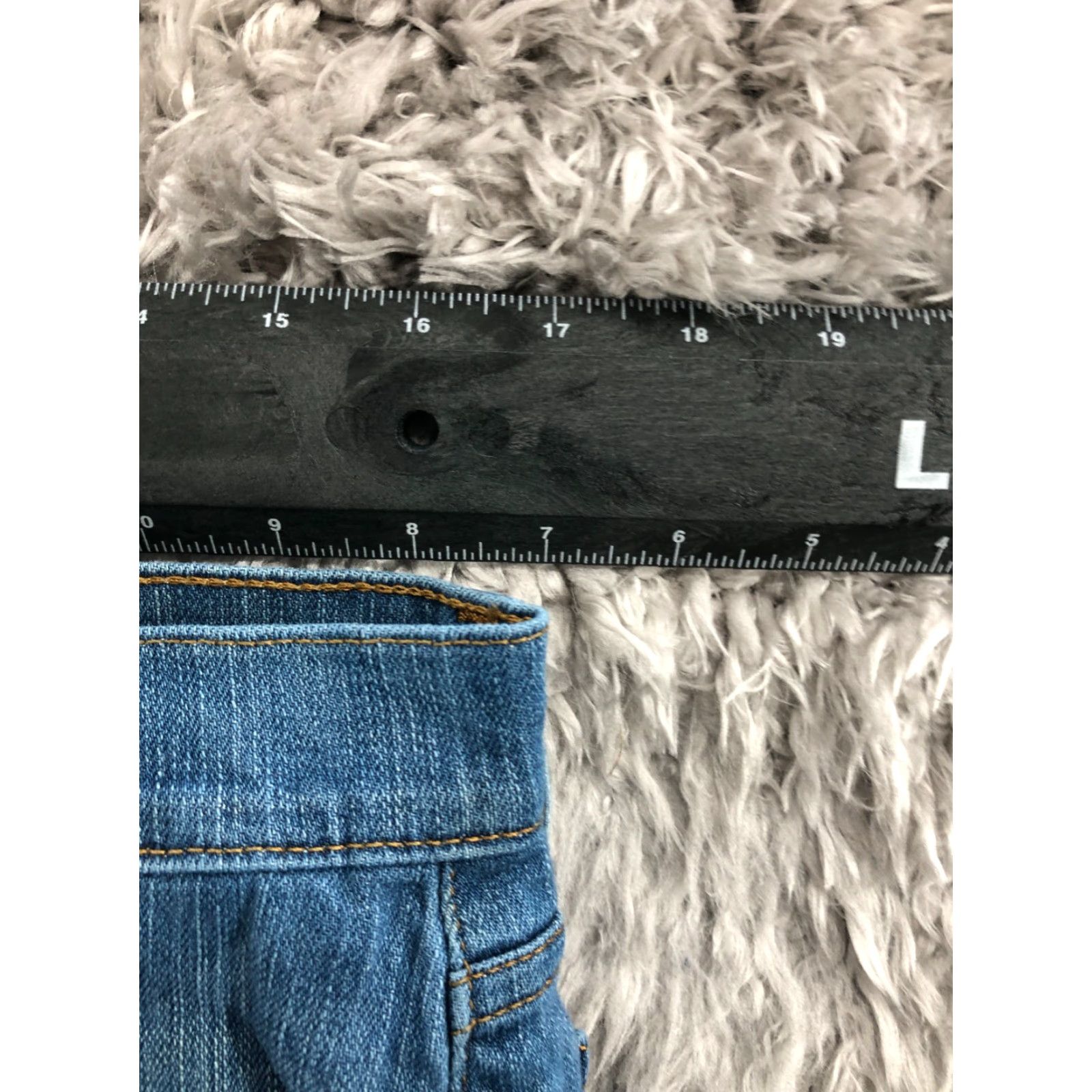 George George Straight Jeans Mens Regular 32x30 Blue Denim 5-Pocket Straight Mid Rise Belt Loops Size US 32 / EU 48 - 2 Thumbnail