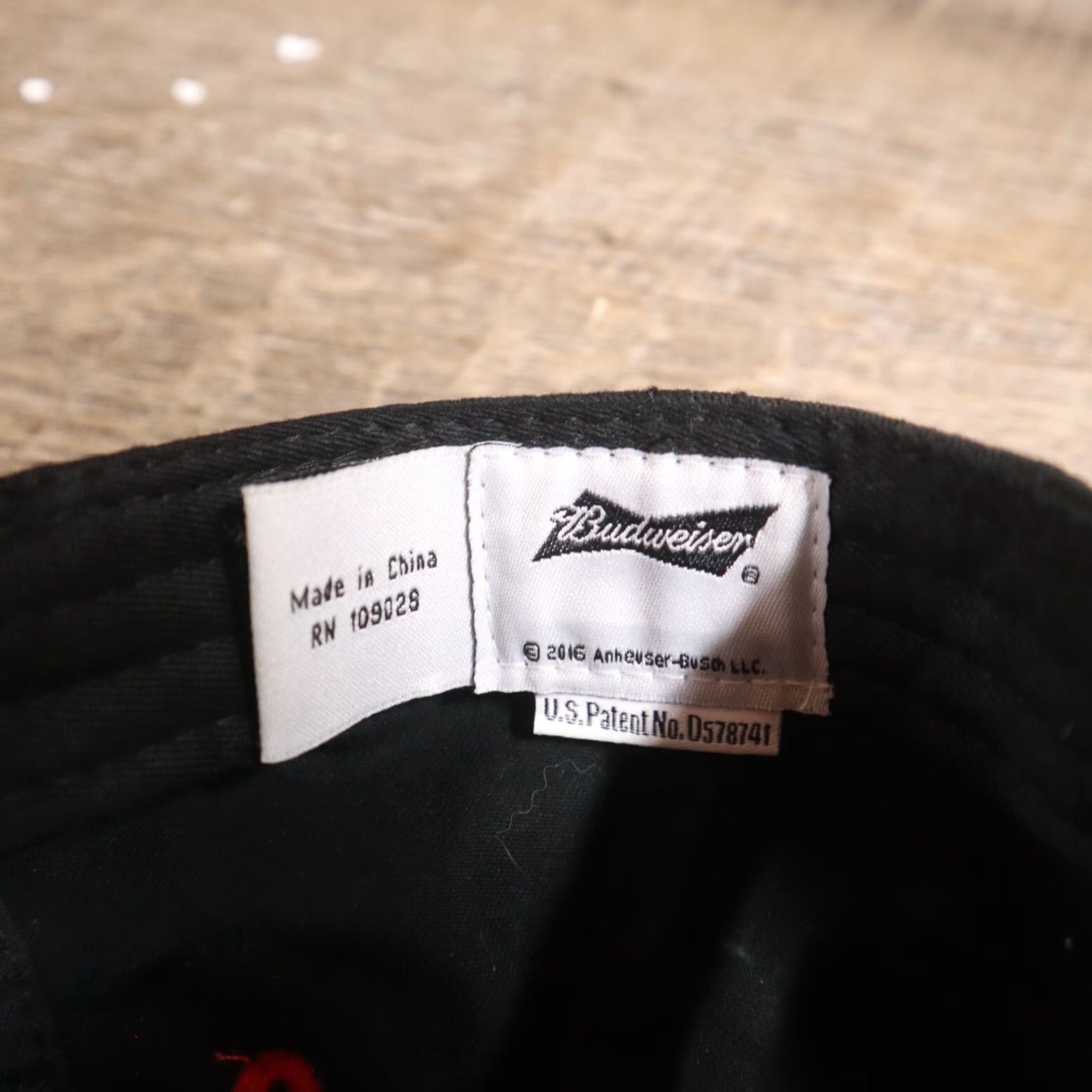 Budweiser Budweiser Baseball Cap Hat - Adjustable Cotton Knit Mens Black Beer Theme 90s? (If applicable) Size ONE SIZE - 8 Thumbnail