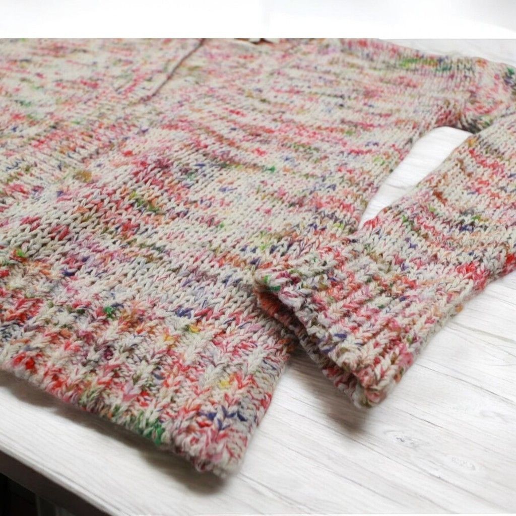 Ann Taylor Ann Taylor Loft Woman XS Multicolor Mingled Pattern Sweater Size XS / US 0-2 / IT 36-38 - 7 Thumbnail