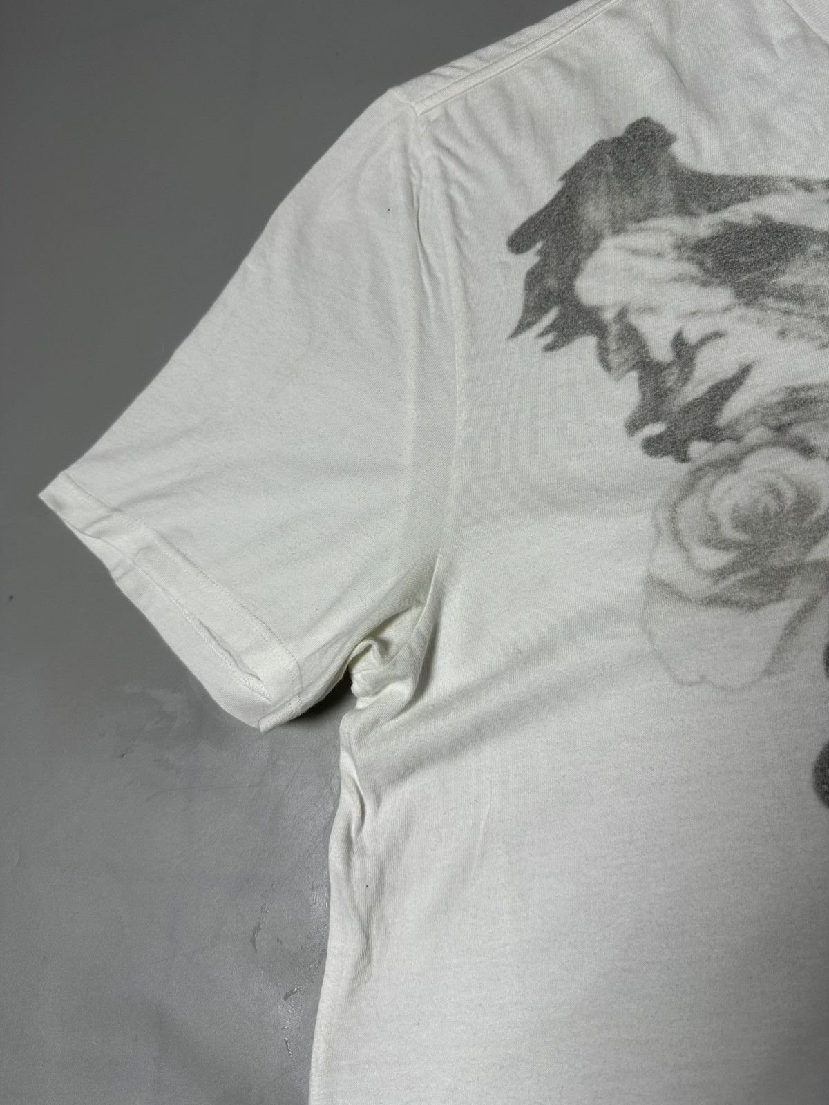 Maison Margiela Maison Margiela 2010 “Eagle & Rose” Trompe L’Oeil Tee Size US M / EU 48-50 / 2 - 7 Thumbnail