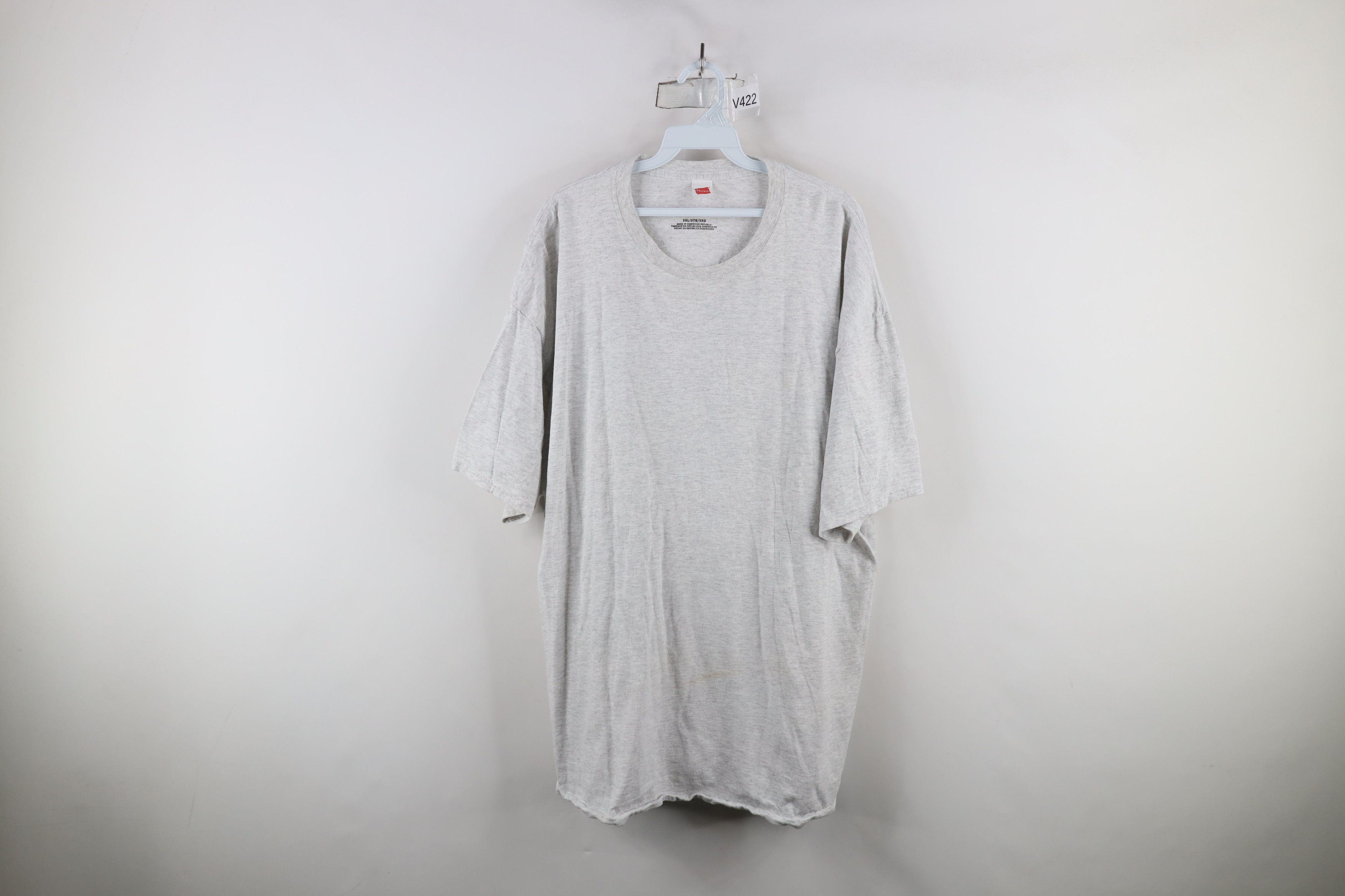 Vintage Y2K Streetwear Blank Short Sleeve T-Shirt Heather Gray Size US XXL / EU 58 / 5 - 1 Thumbnail