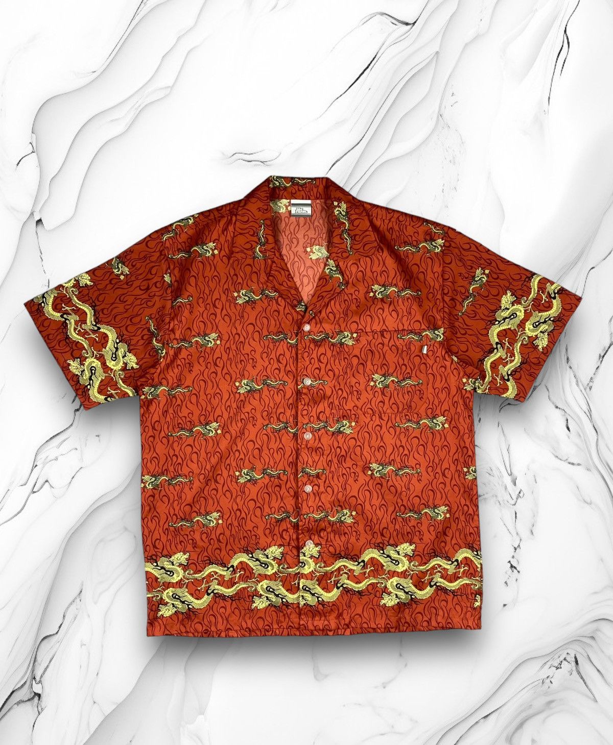 Japanese Brand × No Fear × Vintage Vintage No Fear Japanese Style Dragon Print Shirt Size US M / EU 48-50 / 2 - 1 Thumbnail