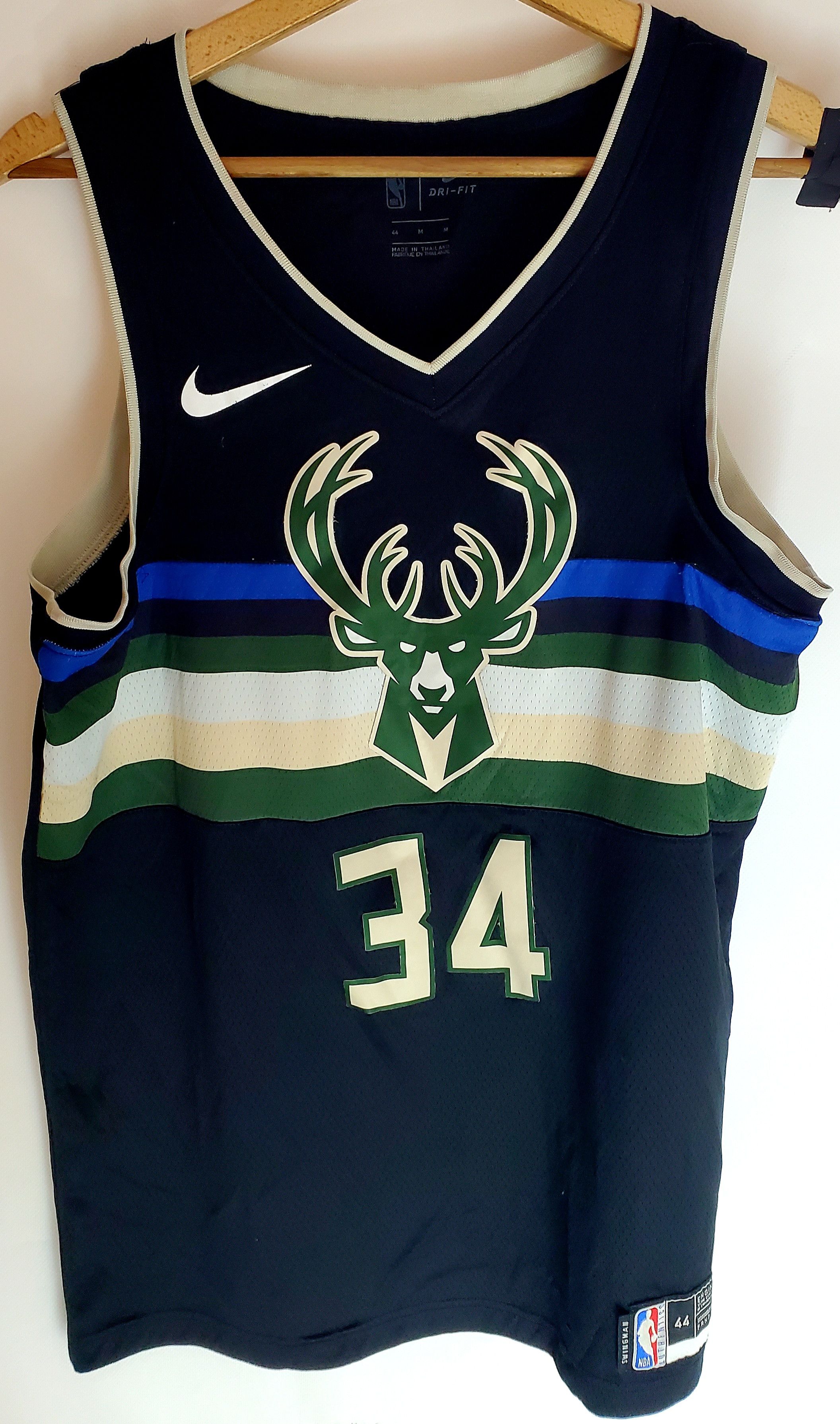 NBA NBA × Nike Milwaukee Bucks Giannis Antetokounmpo Jersey NBA Size US M / EU 48-50 / 2 - 1 Thumbnail