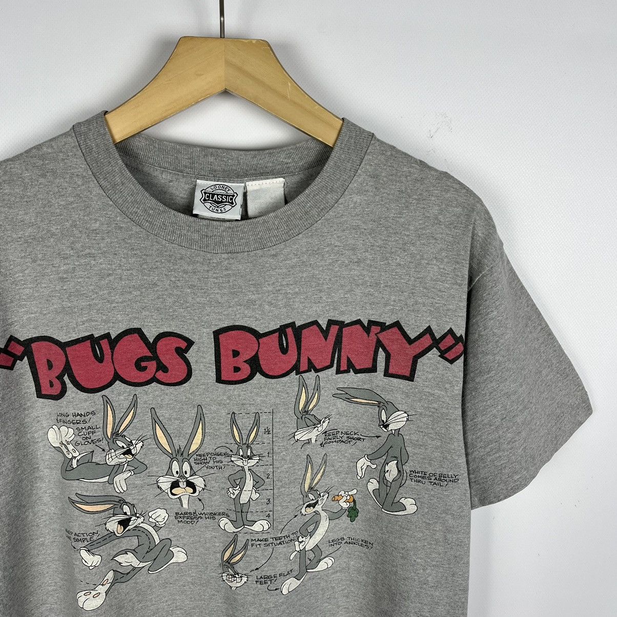 Vintage Vintage Looney Tunes Bugs Bunny Warner Bros tee 1994 Size US S / EU 44-46 / 1 - 3 Thumbnail
