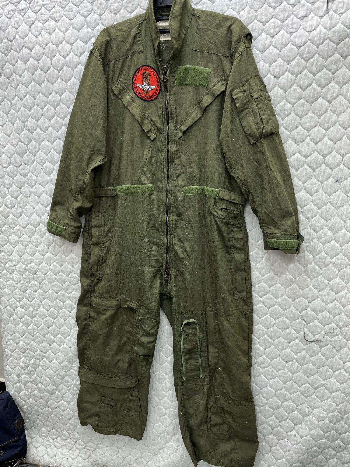 Vintage 🔥🔥🔥STEAL VTG FIFTH FLIGHT ARMY DETACHMENT FLYERS COVERALL Size US 40 / EU 56 - 22 Thumbnail