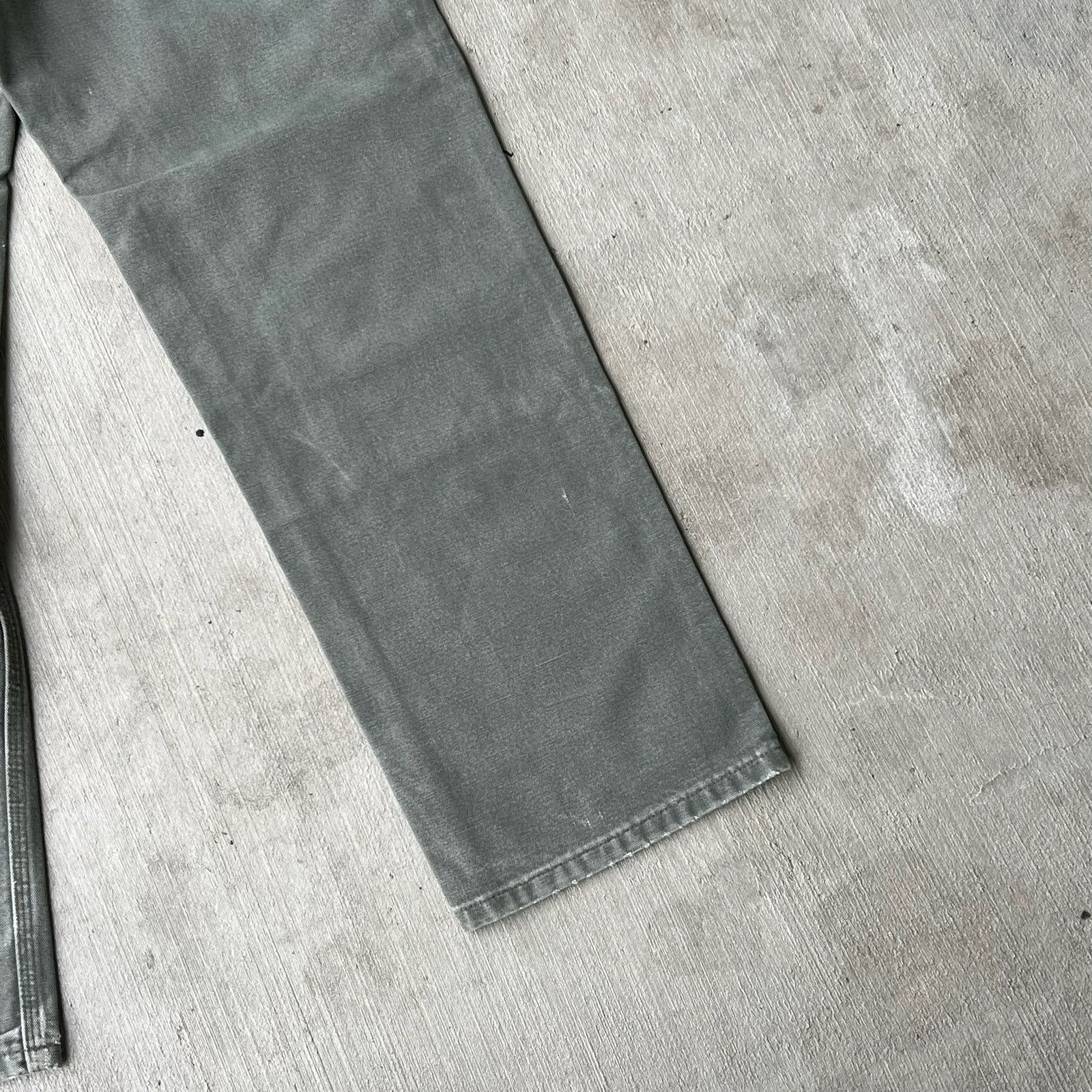 Carhartt × Vintage Carhartt faded green double knee work wear carpenter pants Size US 28 / EU 44 - 12 Thumbnail