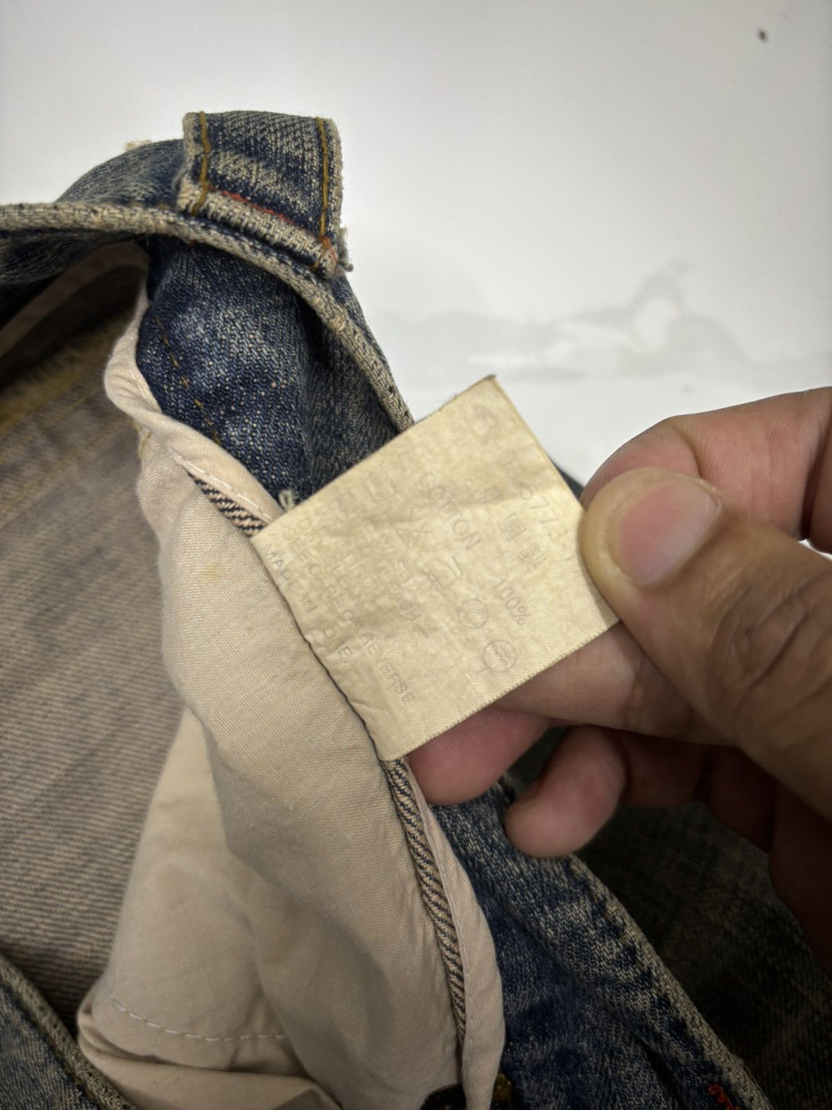 If Six Was Nine VANQUISH DISTRESSED RUSTY MUD WASH FLARE JEANS Size US 30 / EU 46 - 13 Thumbnail